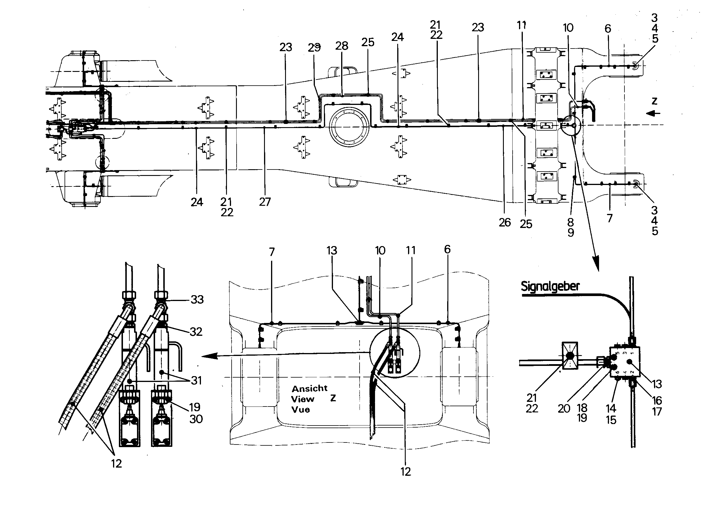 СМАЗОЧНАЯ ЛИНИЯ, КОМПЛЕКТ 9396252 LIEBHERR