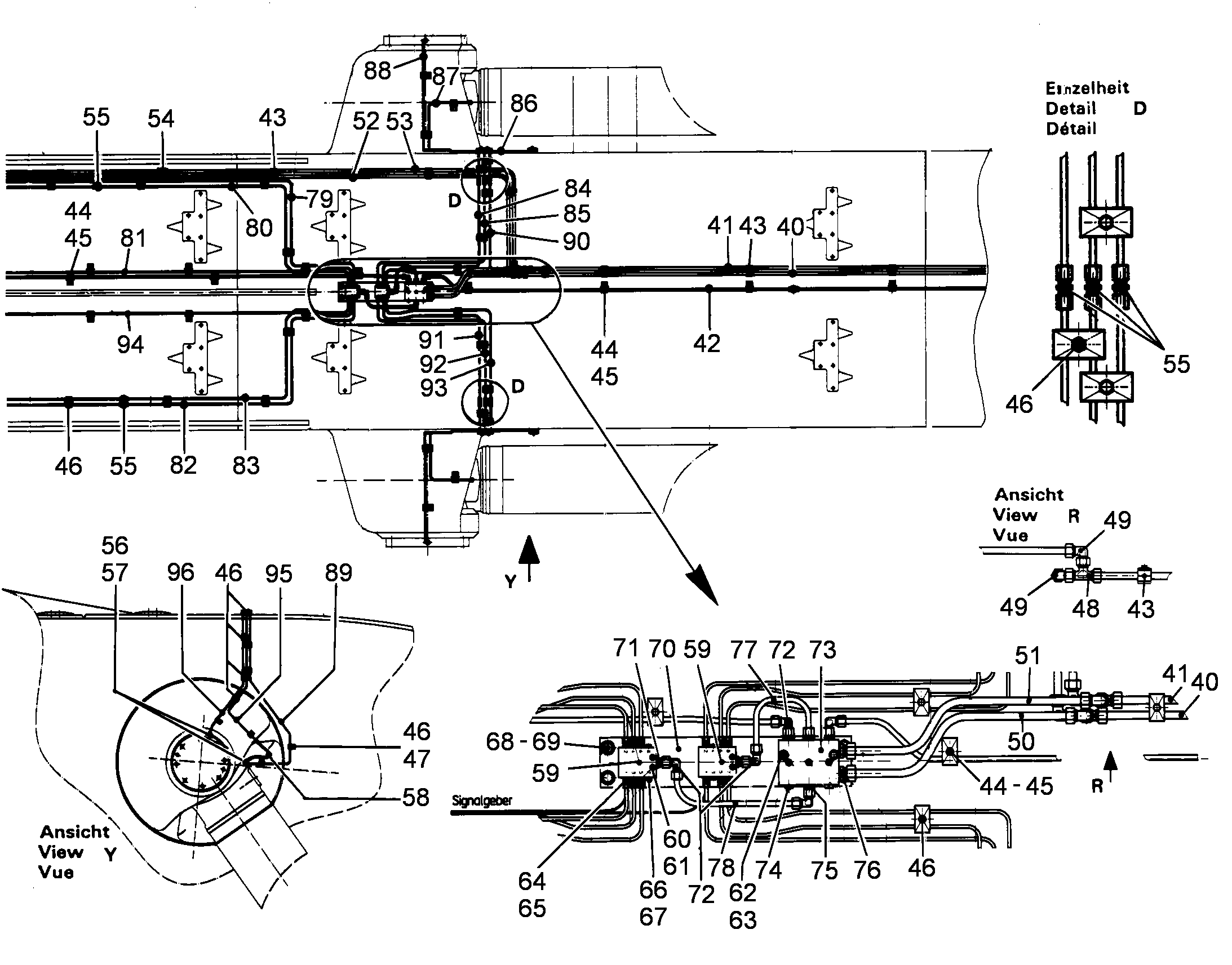СМАЗОЧНАЯ ЛИНИЯ, КОМПЛЕКТ 9396231 LIEBHERR