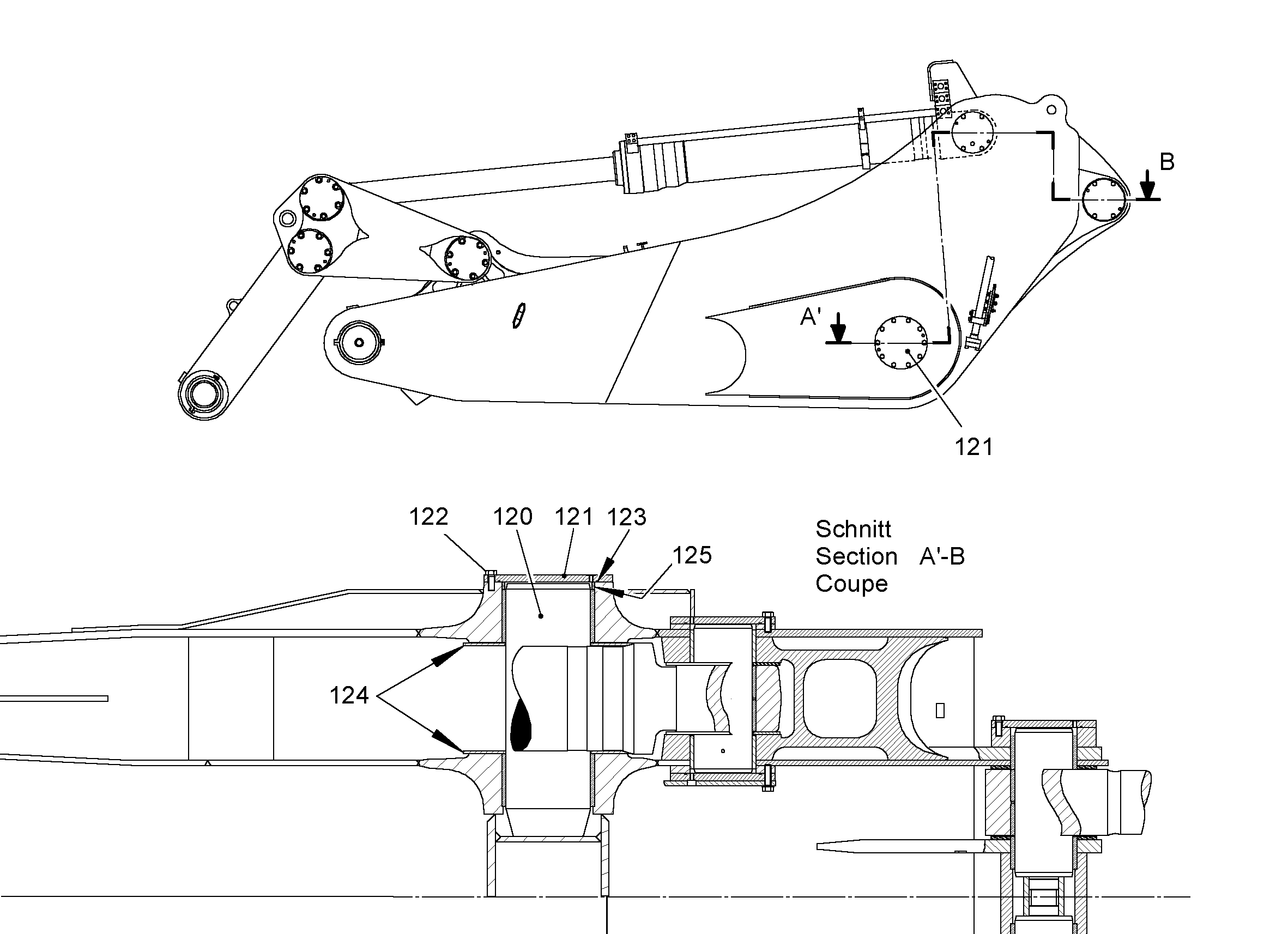 ПРОМЕЖУТОЧНОЕ КОЛЬЦО 9756873 LIEBHERR