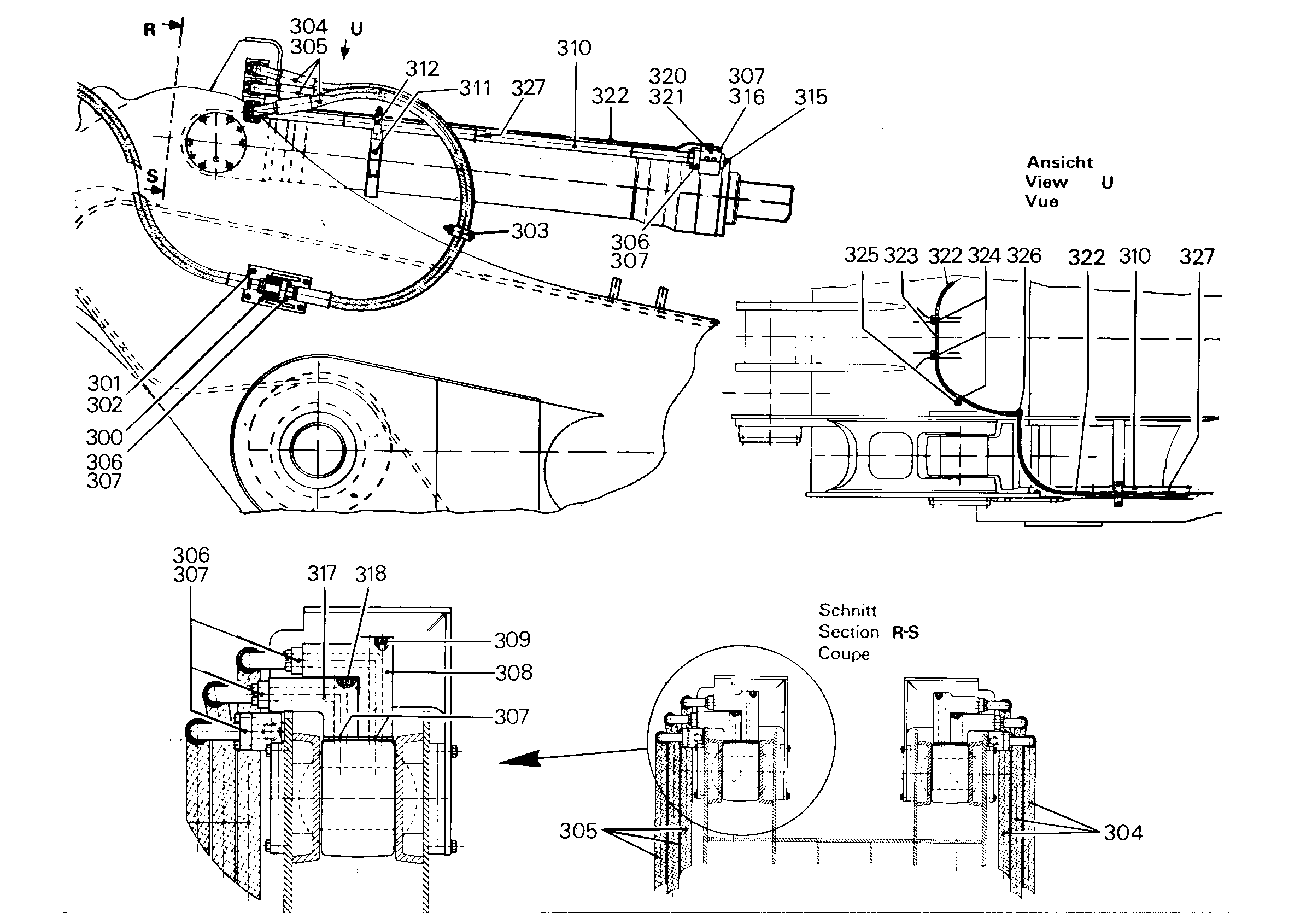 СКОБА ДЛЯ КРЕПЛЕНИЯ ШЛАНГА 9681888 LIEBHERR