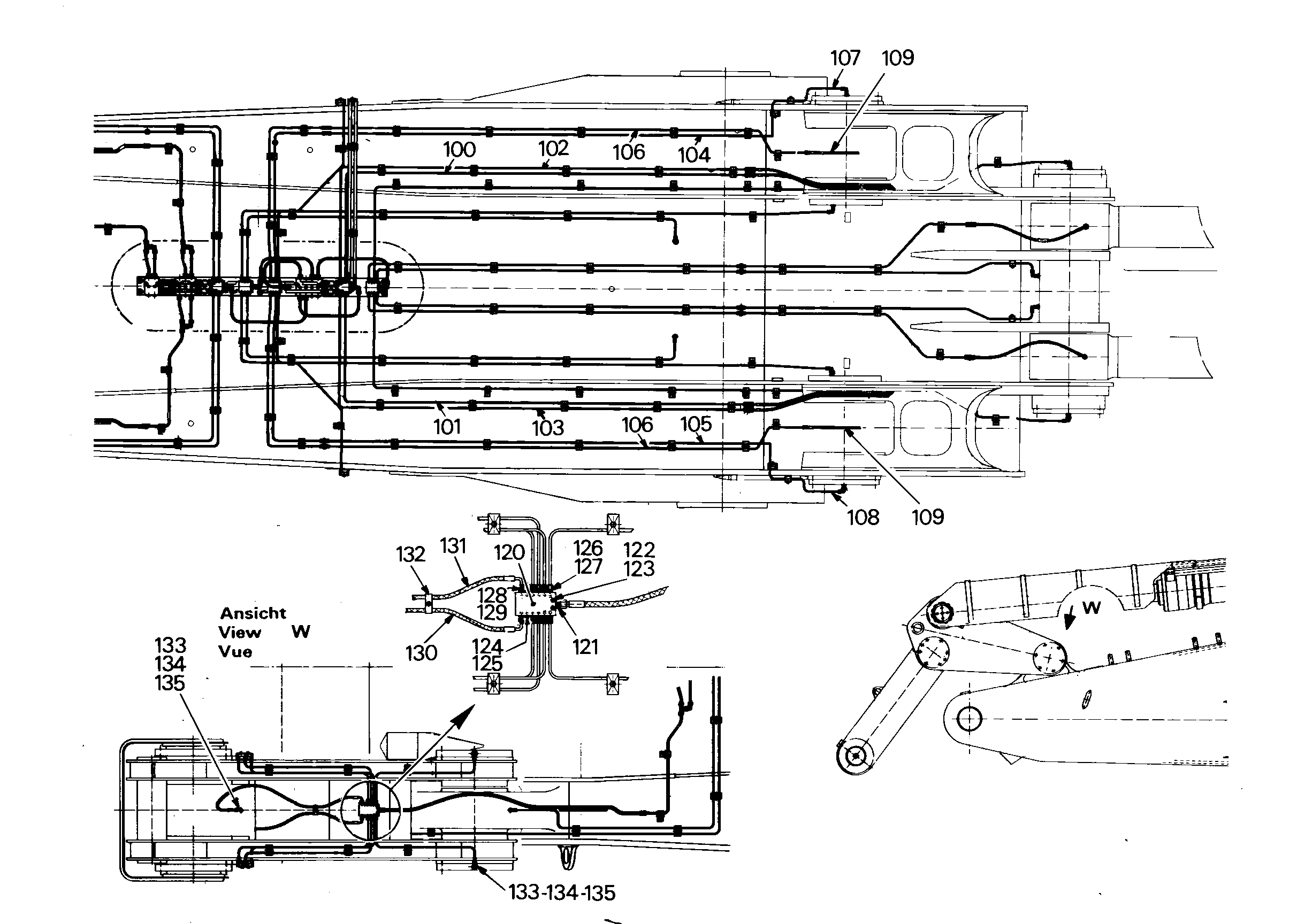 ШЛАНГ МАСЛЯНЫЙ 5X1500 5613013 LIEBHERR