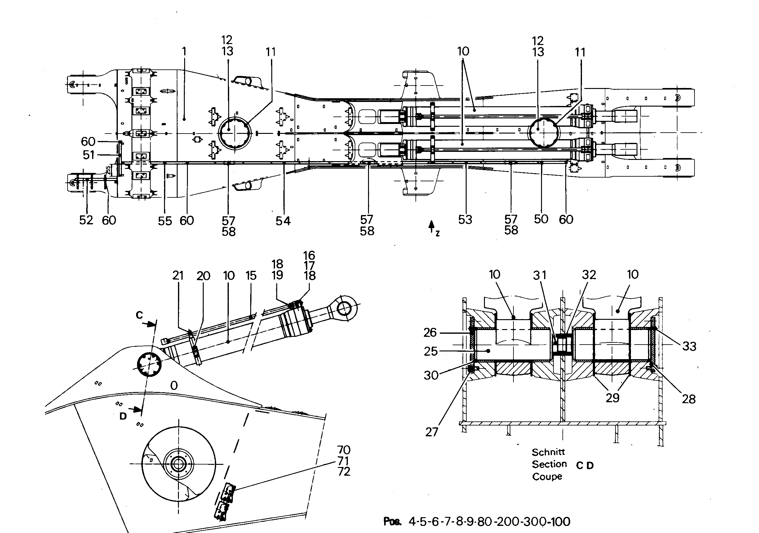ШЛАНГИ ПОВ. ПЛАТФ.-МОНОБЛОКА 9683961 LIEBHERR