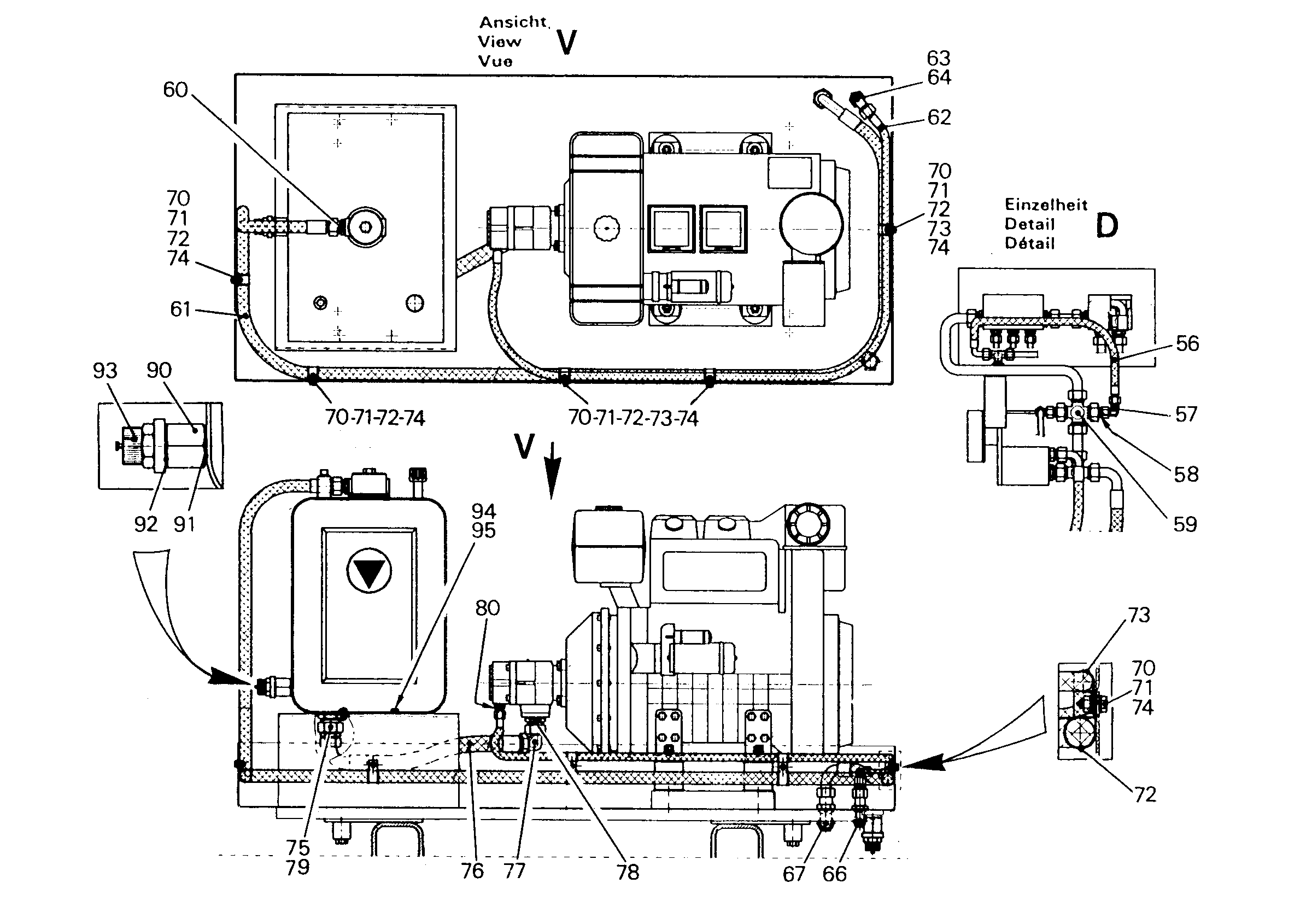 ШЛАНГ 6X1800 5612912 LIEBHERR