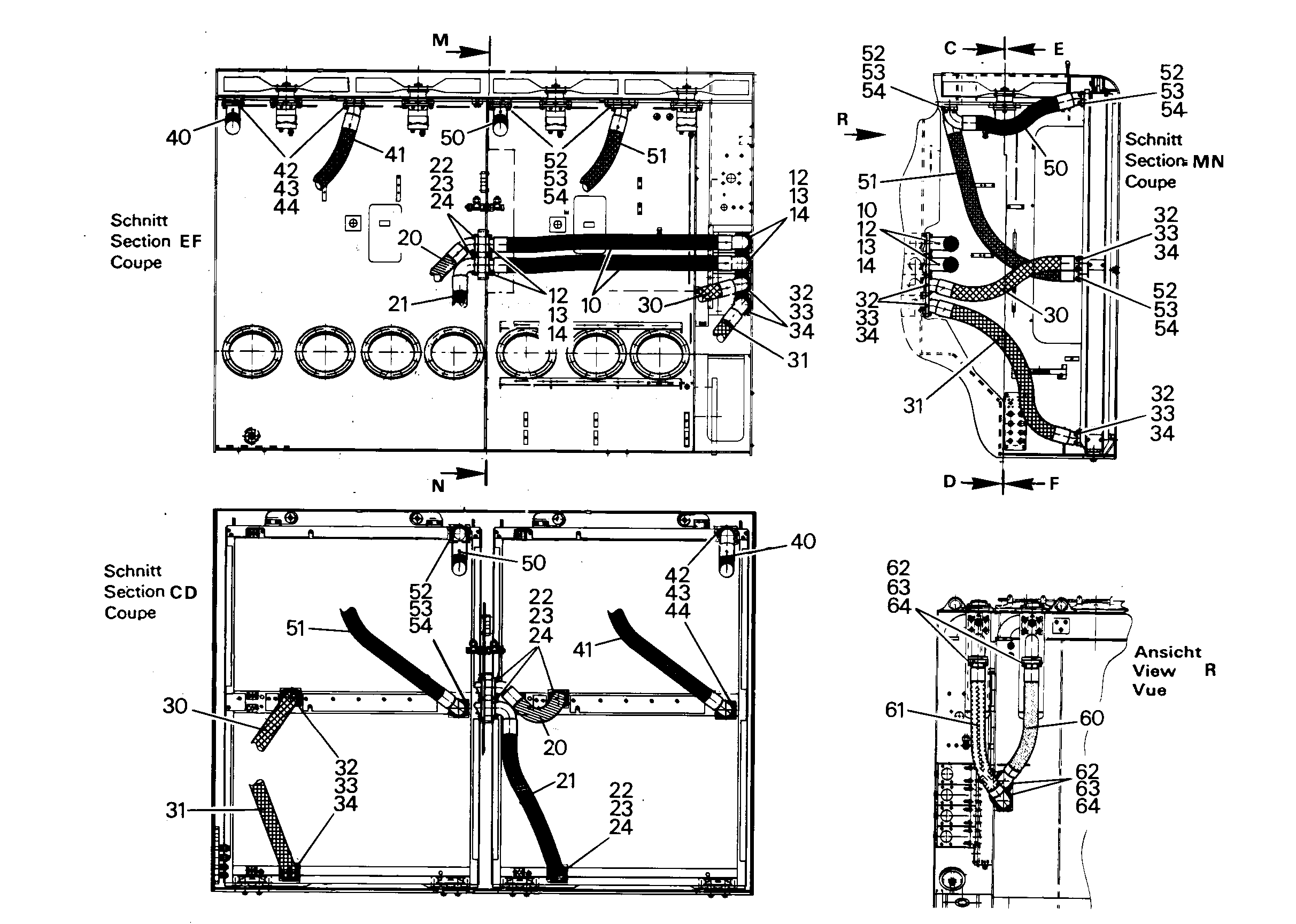 ШЛАНГ 90X1075 5612274 LIEBHERR