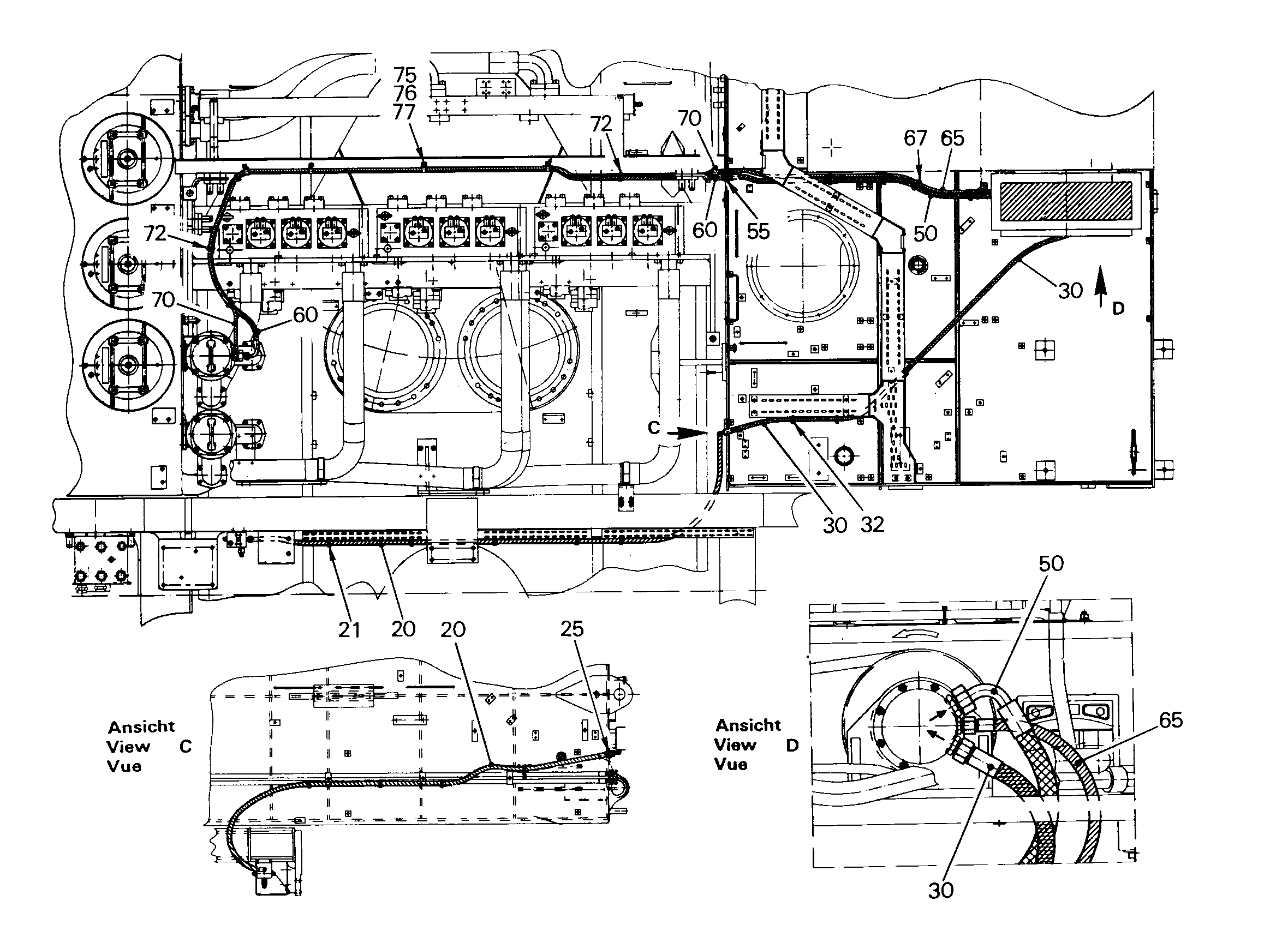 ШЛАНГ 12X3100 5611468 LIEBHERR