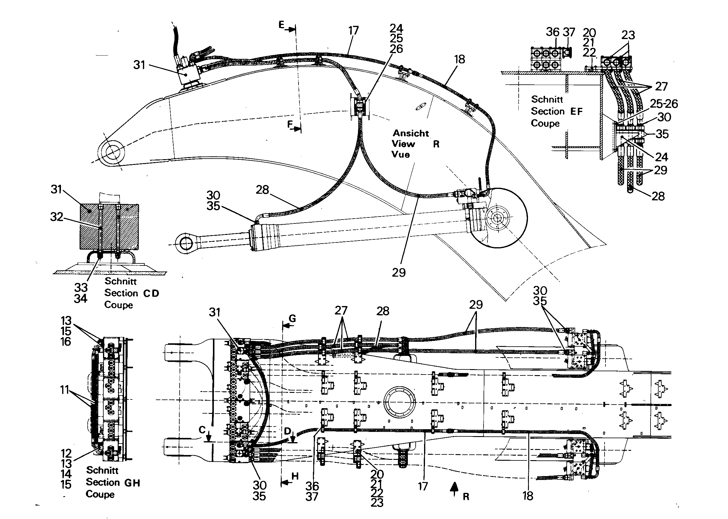 СКОБА ДЛЯ КРЕПЛЕНИЯ ШЛАНГА 9685526 LIEBHERR