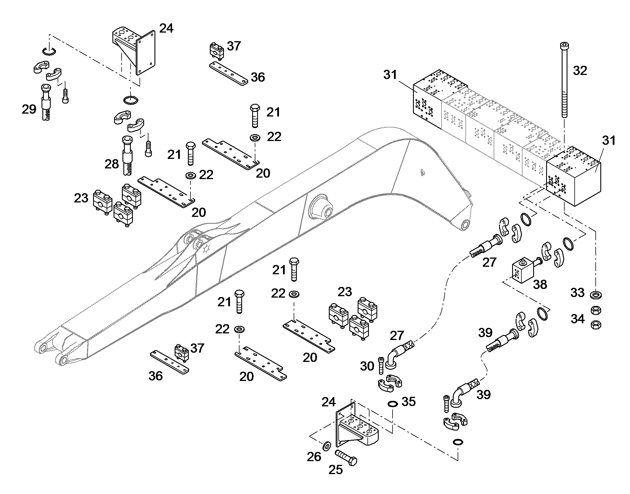 КРАН ШАРИКОВЫЙ 5614529 LIEBHERR