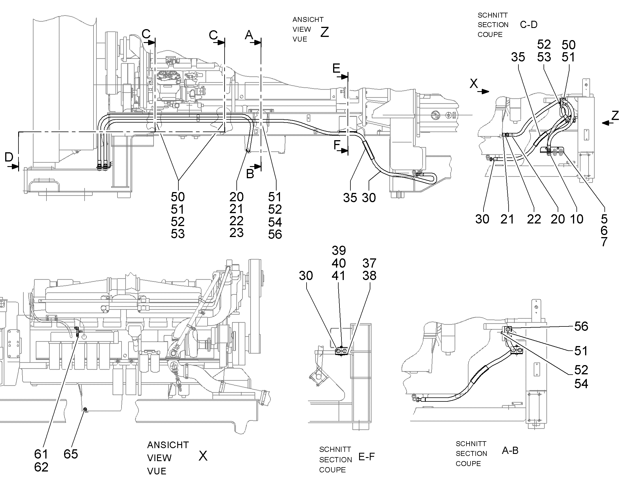 КЛАПАН ОТБОРА МАСЛА 5613844 LIEBHERR