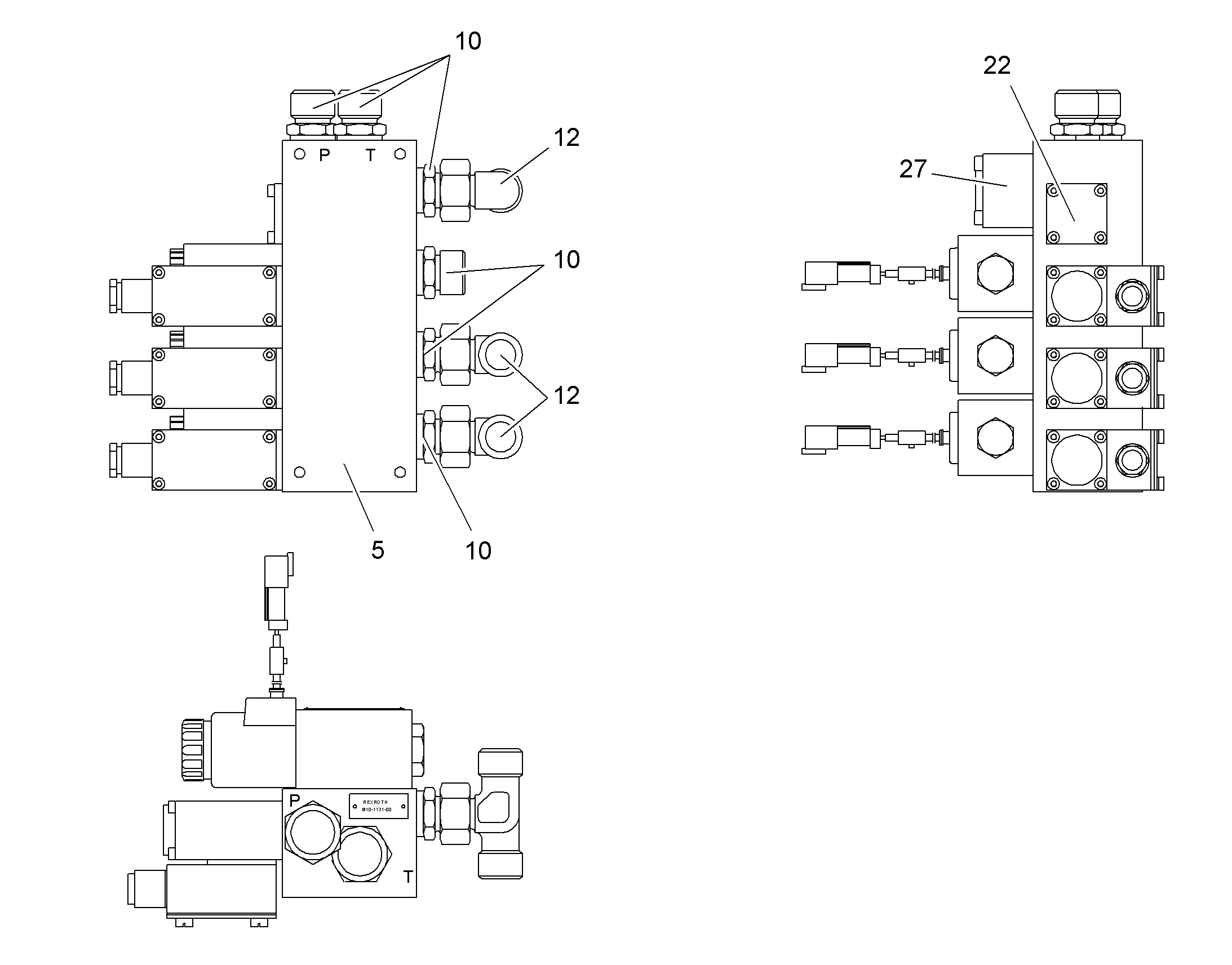 РЕЙКА РАСПРЕДЕЛИТЕЛЬНАЯ 5612999 LIEBHERR