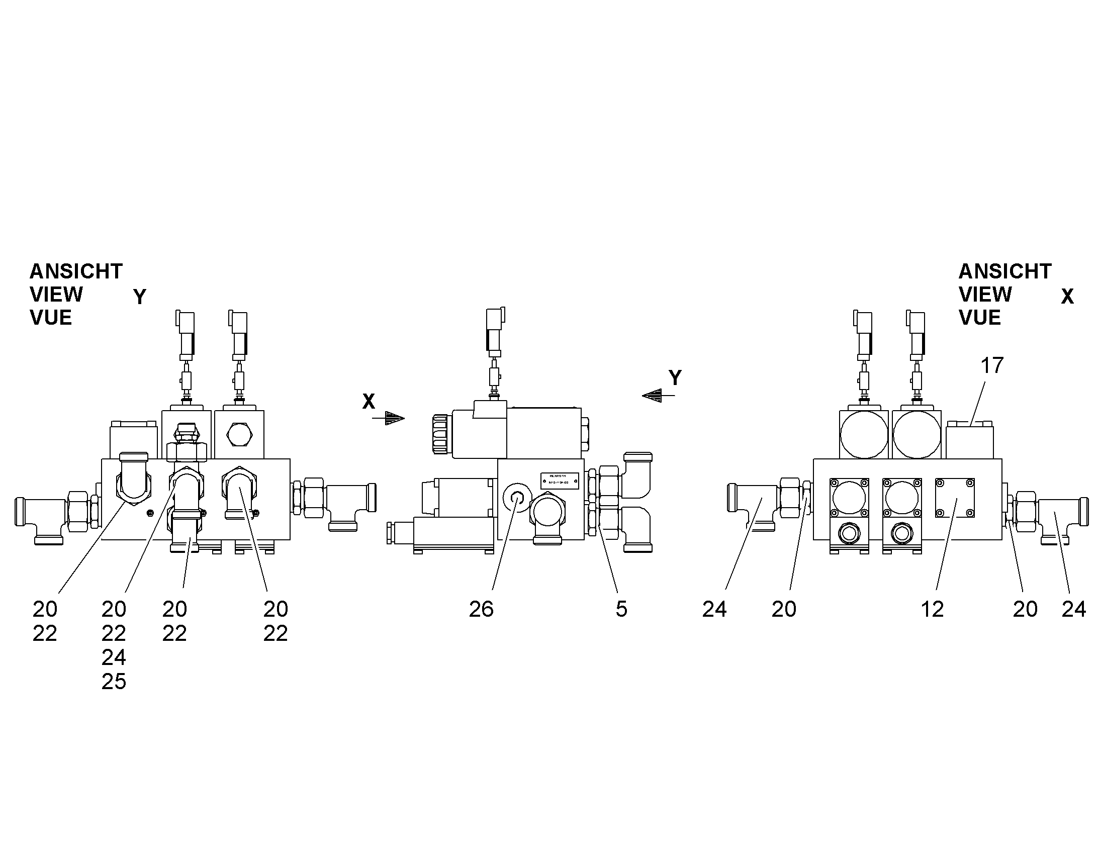 ЭЛЕКТРОГИДРАВЛИКА 5613025 LIEBHERR