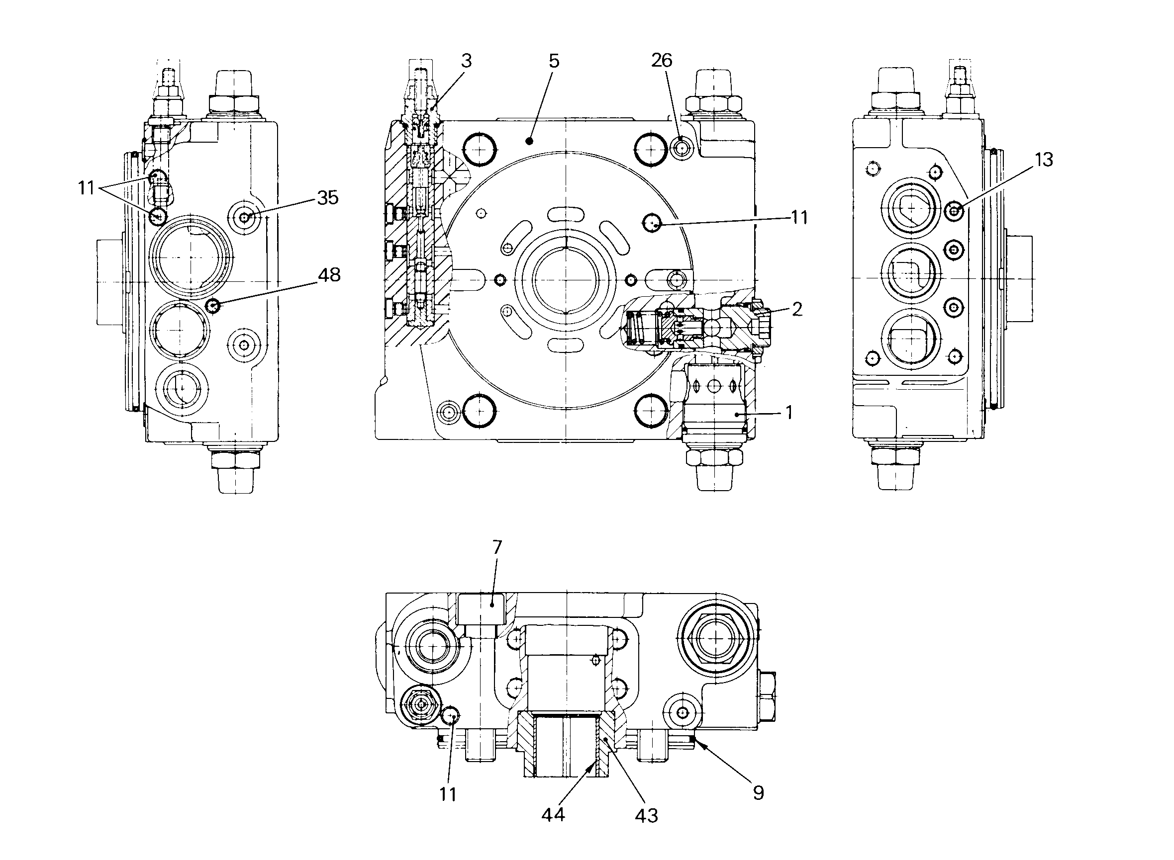 КЛАПАН ОТКЛЮЧАЮЩИЙ 5613418 LIEBHERR