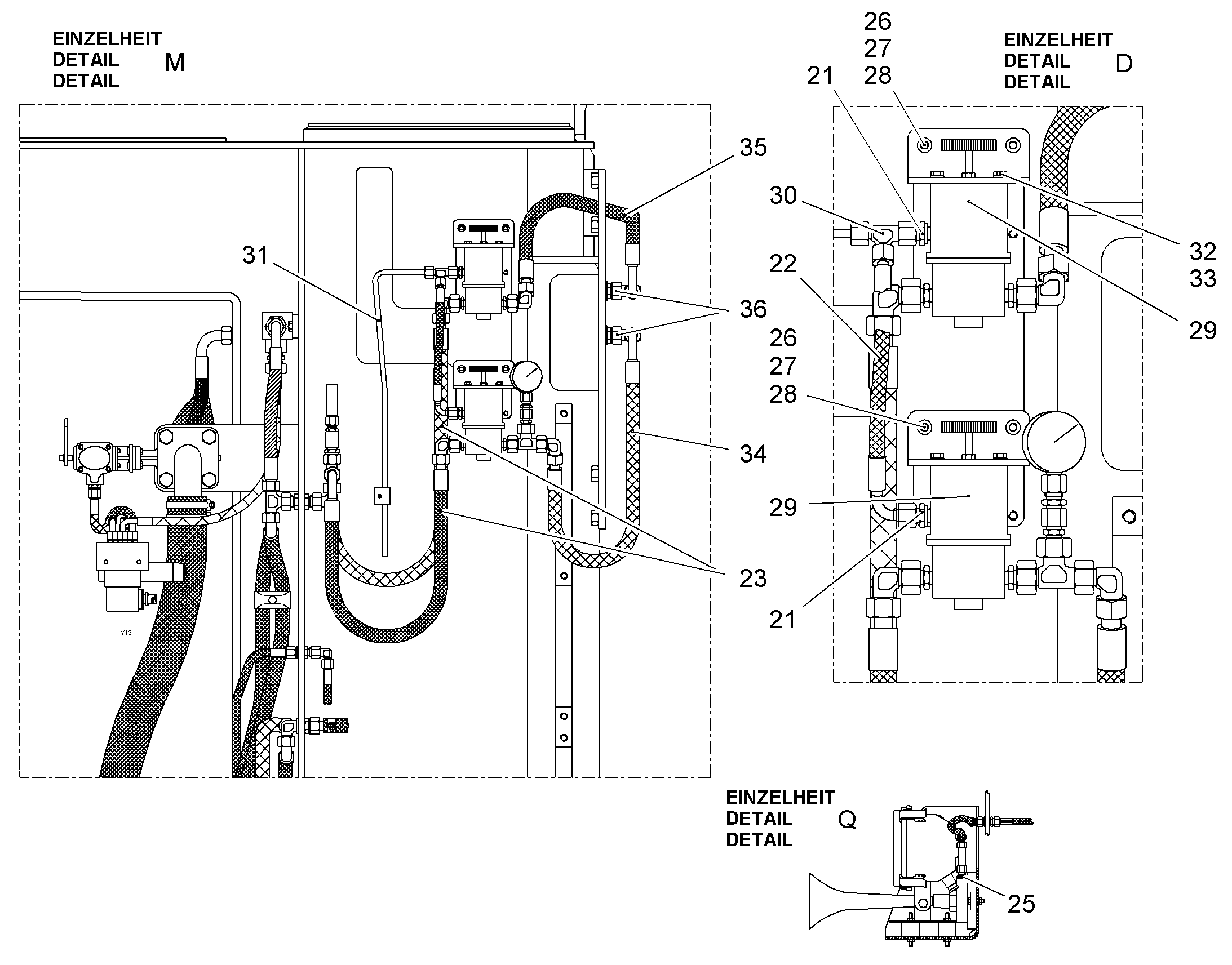 ШЛАНГ МАСЛЯНЫЙ 8X300 5613499 LIEBHERR