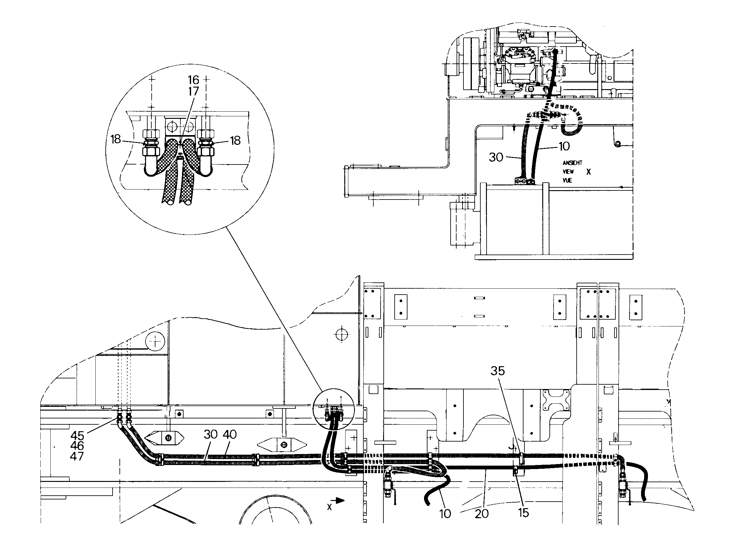 СКОБА ДЛЯ КРЕПЛЕНИЯ ШЛАНГА 9896168 LIEBHERR