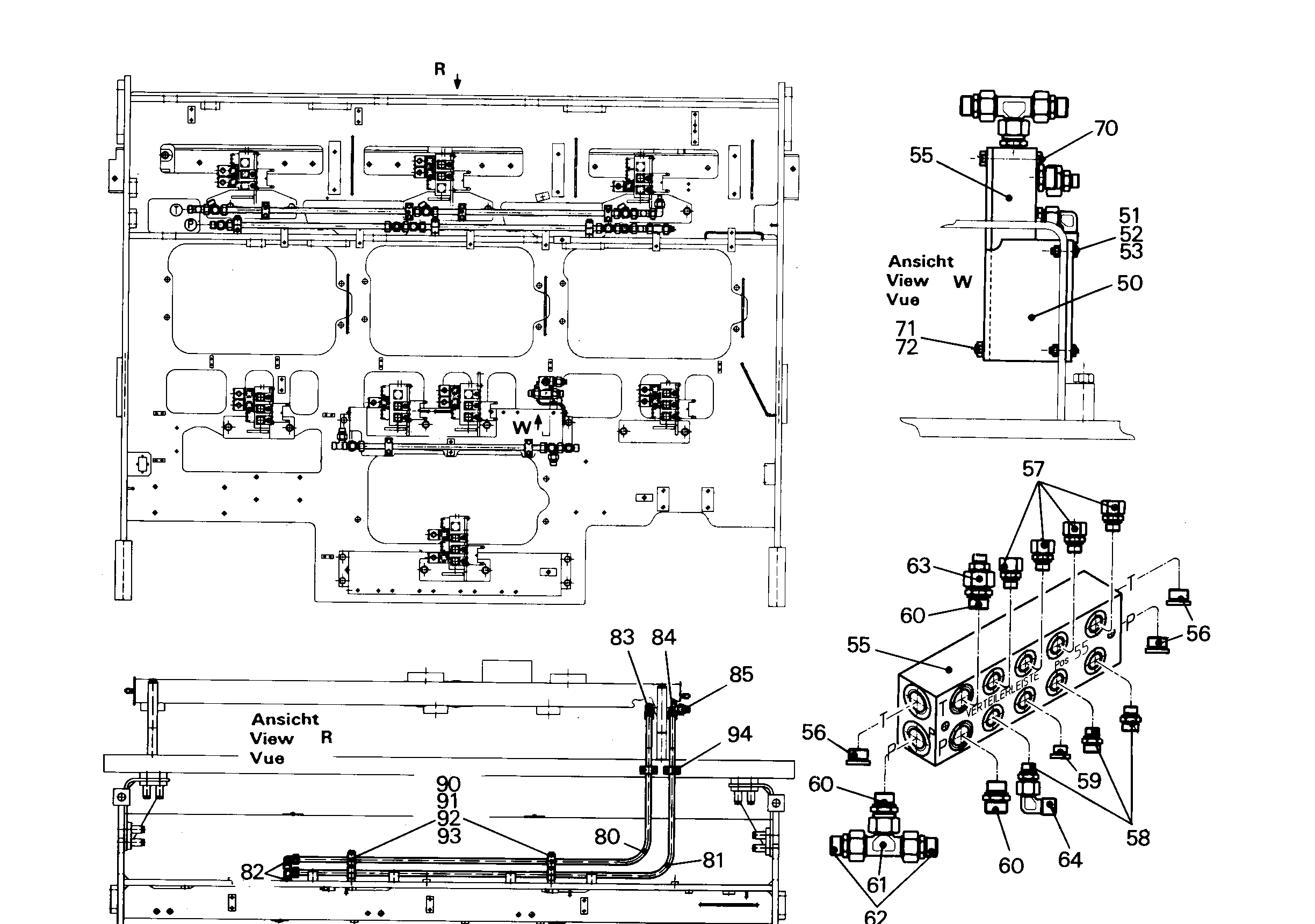 ПЛАНКА РАСПРЕДЕЛИТЕЛЯ 9394346 LIEBHERR