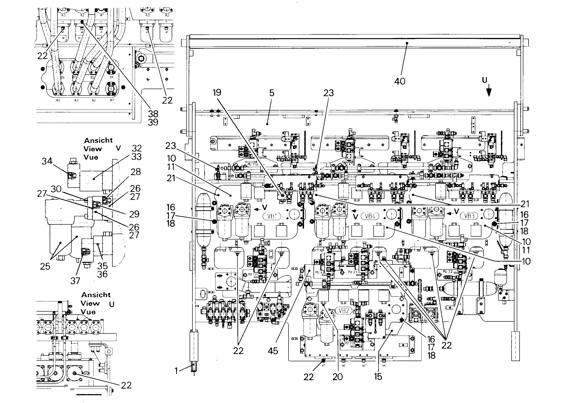 ШЛАНГИ - ОПОРА 9686508 LIEBHERR