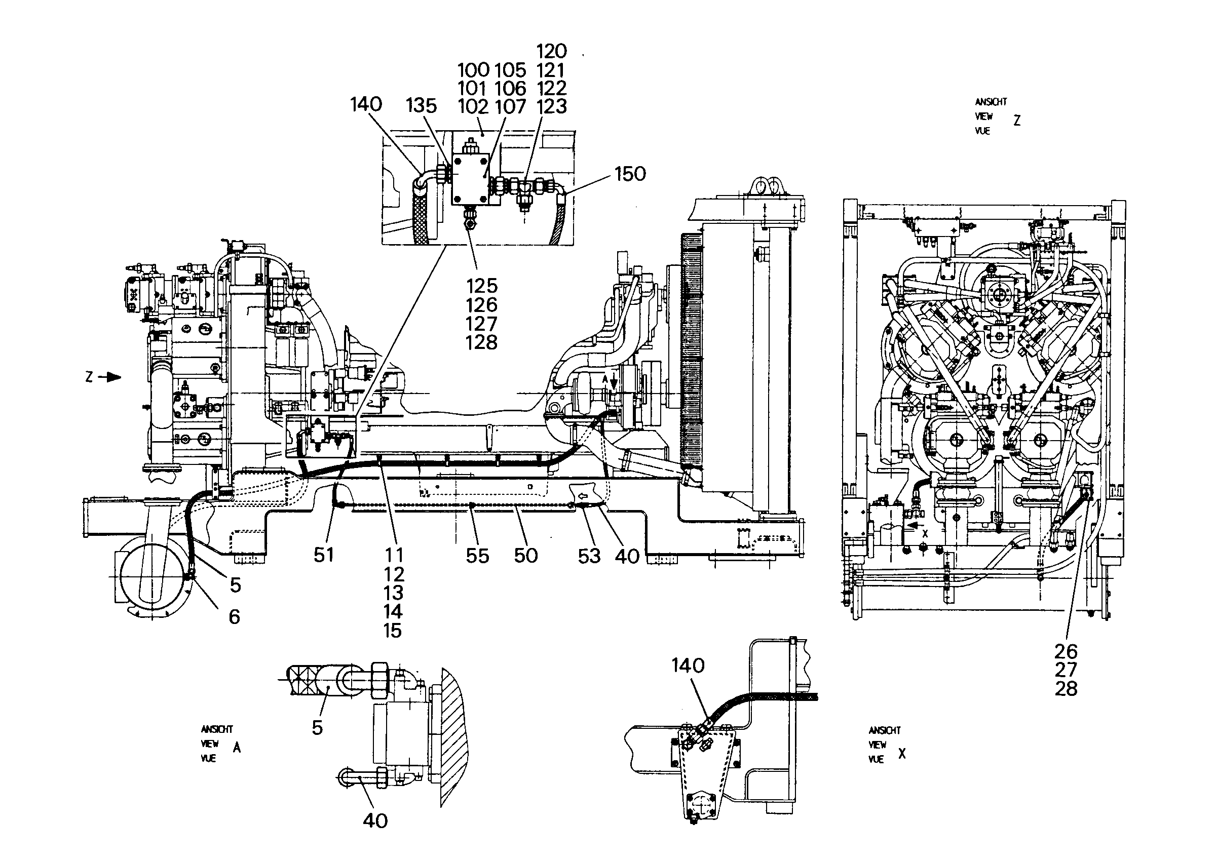 ФЛАНЕЦ ГЛУХОЙ SAE 3 1/2' CODE 61 5612152 LIEBHERR