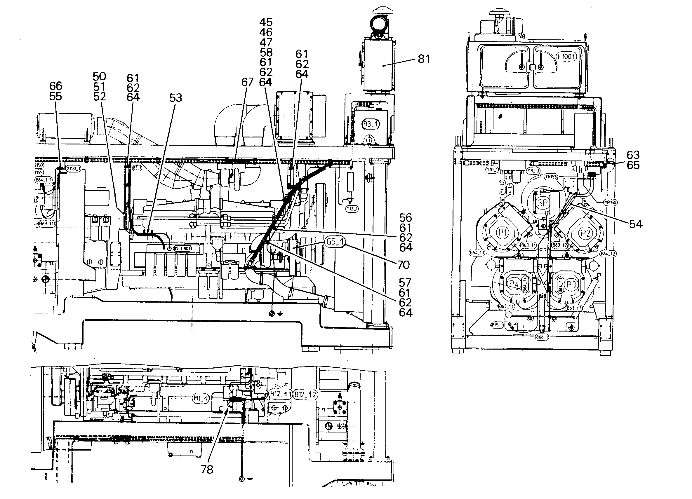 КОМПЛЕКТ КАБЕЛЕЙ 10029190 LIEBHERR