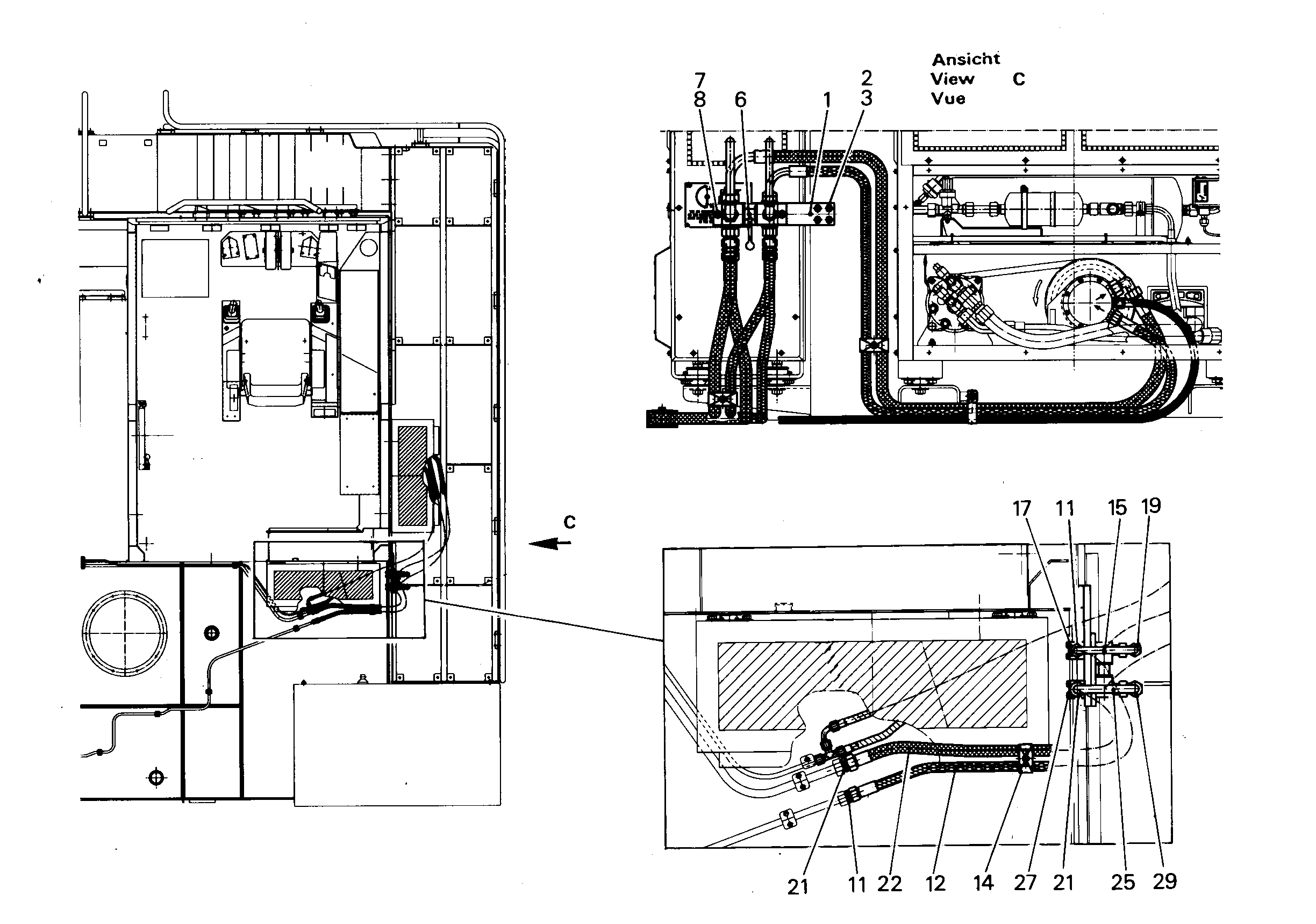 КРАН КОМБИНИРОВАННЫЙ ШАРОВОЙ 5613588 LIEBHERR