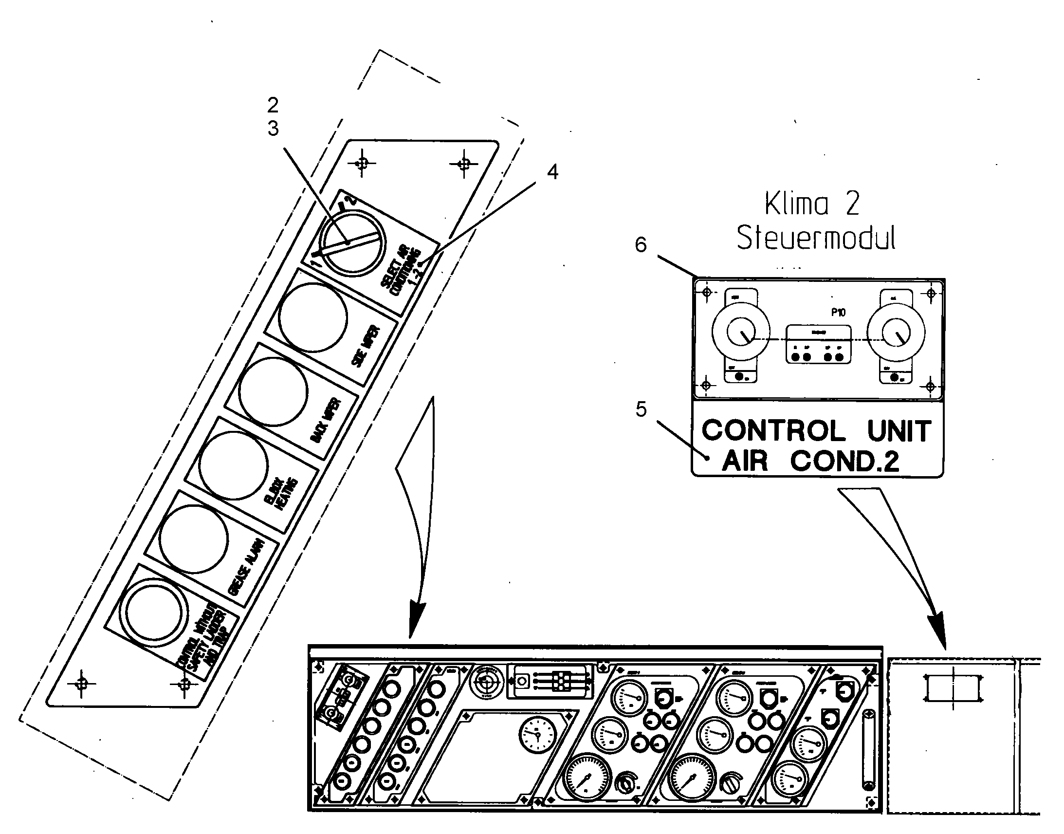 КОРПУС КЛАВИШИ 6205397 LIEBHERR