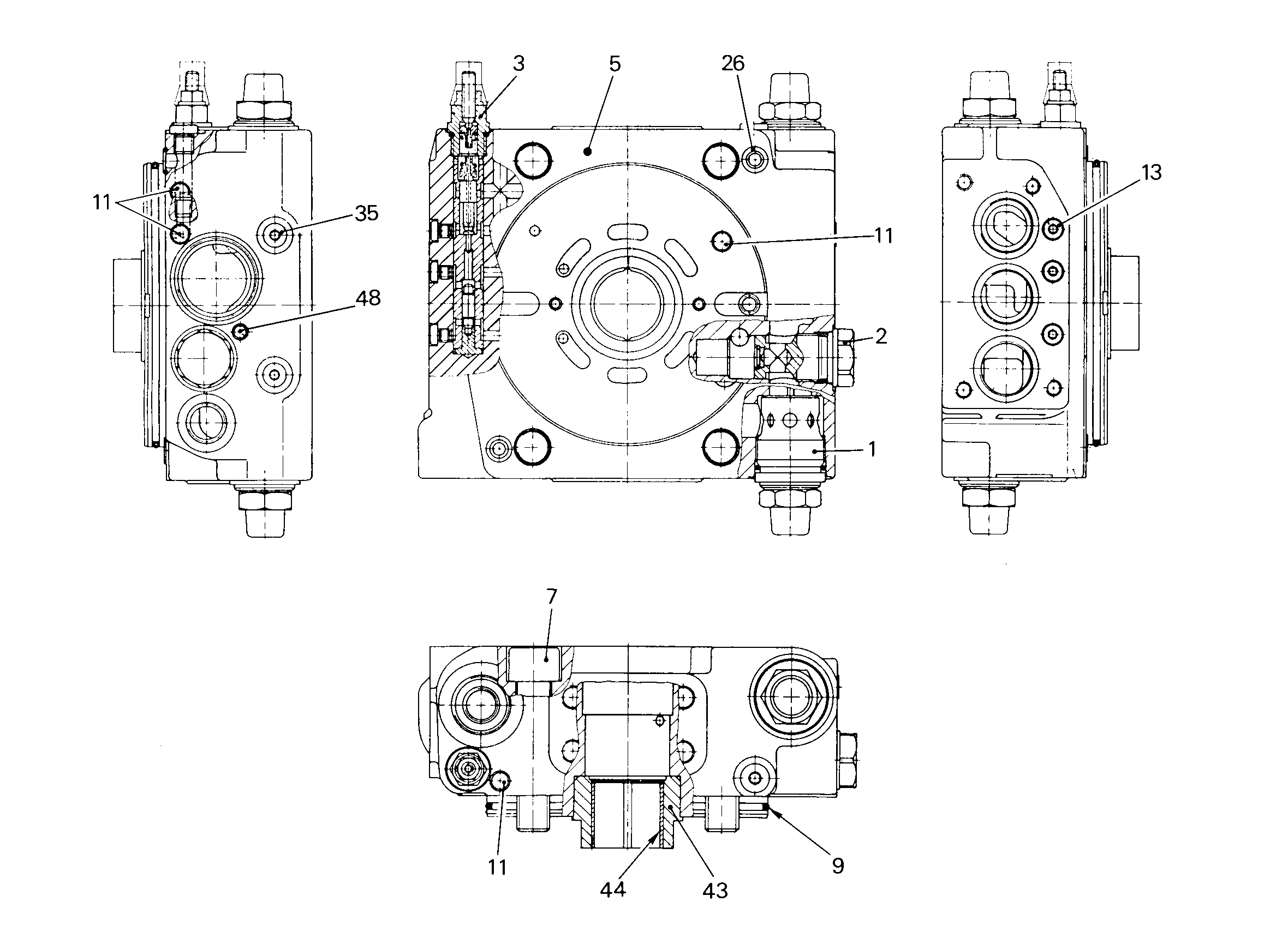 КЛАПАН ОГРАНИЧЕНИЯ ДАВЛЕНИЯ 5613980 LIEBHERR