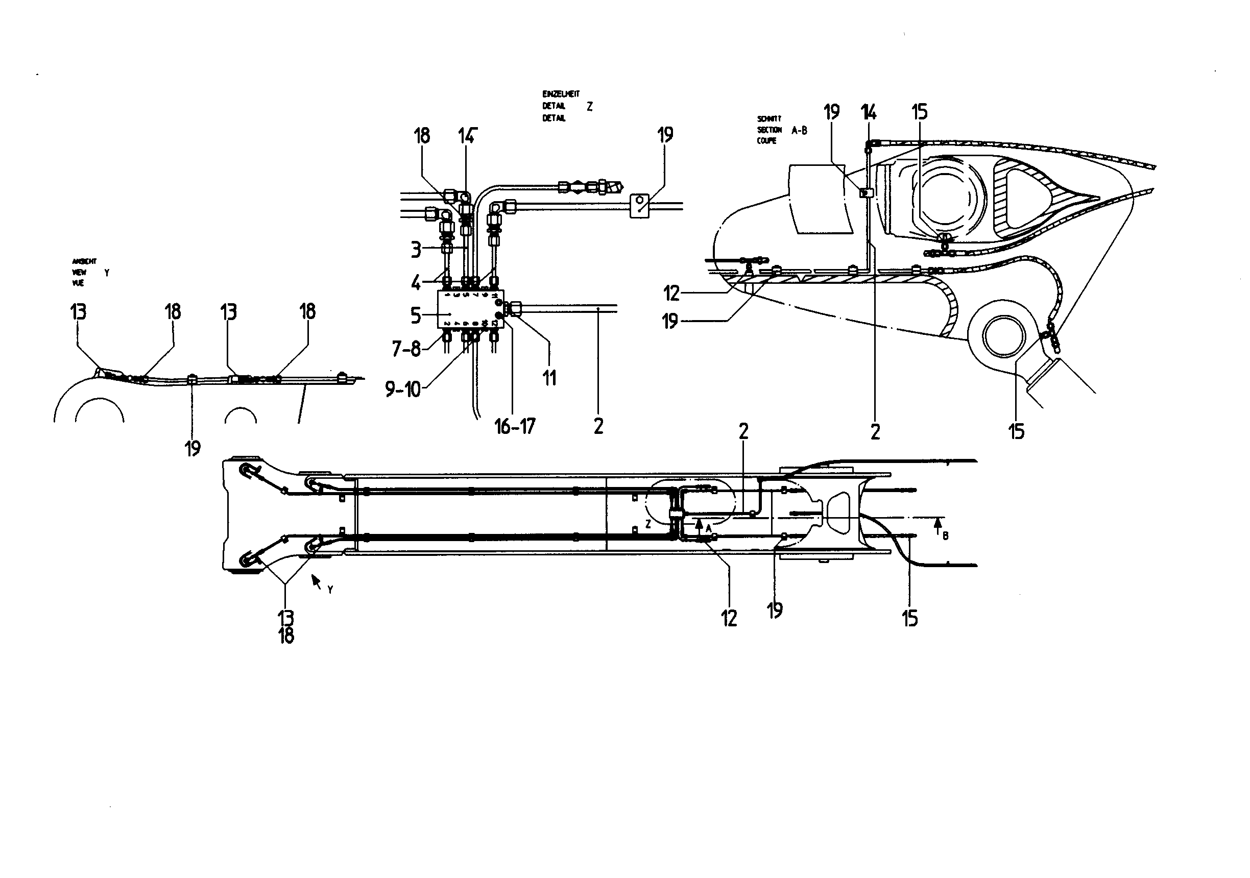 СМАЗОЧНАЯ ЛИНИЯ, КОМПЛЕКТ 9397552 LIEBHERR