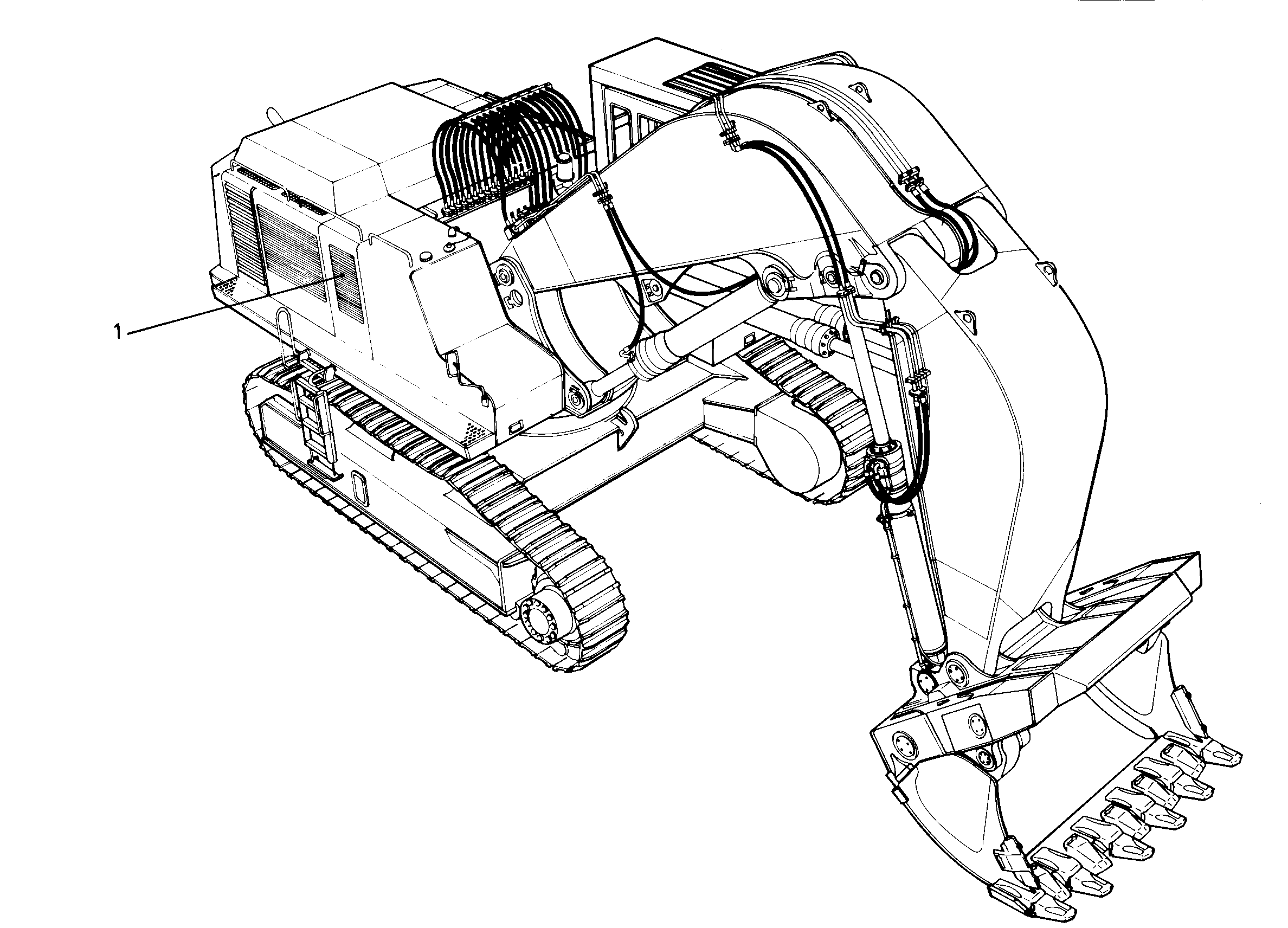ДООБОРУДОВАНИЕ КРЫШКА БАТАРЕИ 9687000 LIEBHERR