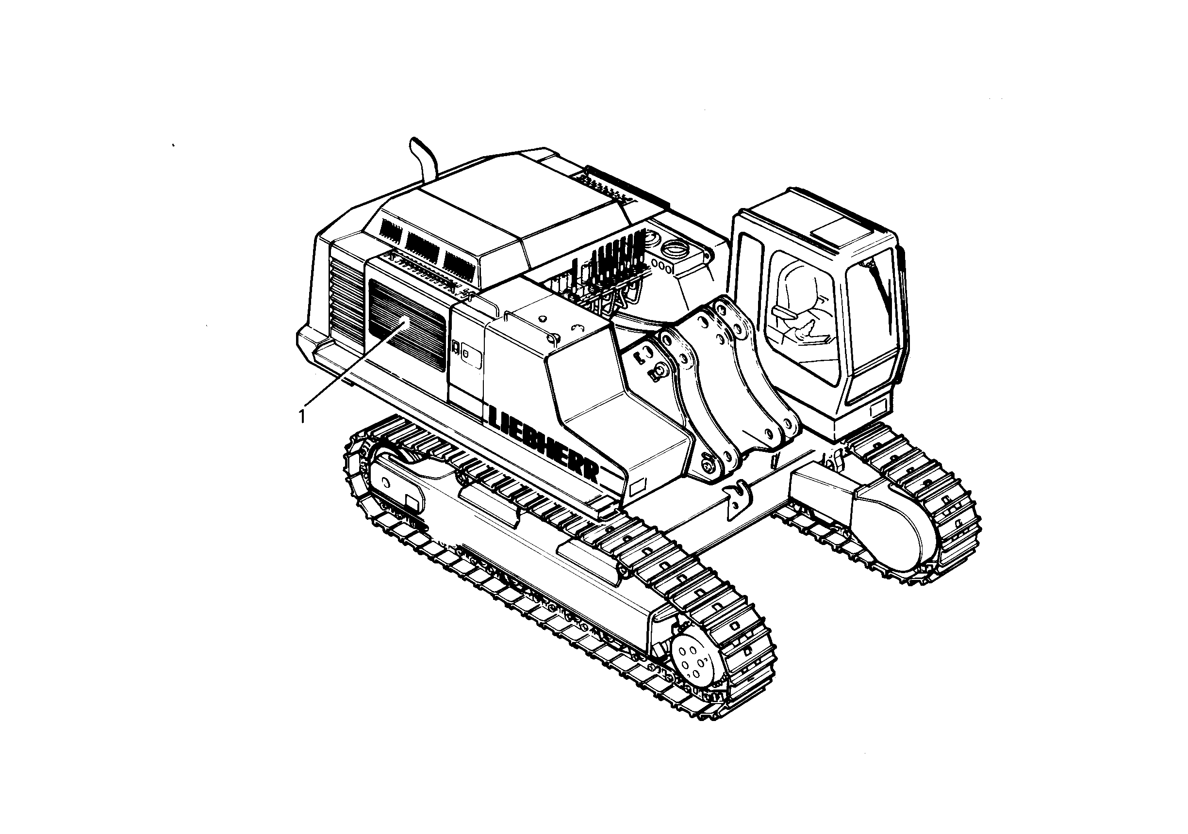 ДООБОРУД. РЕШЕТКА ОТ НАСЕКОМЫХ 9689997 LIEBHERR