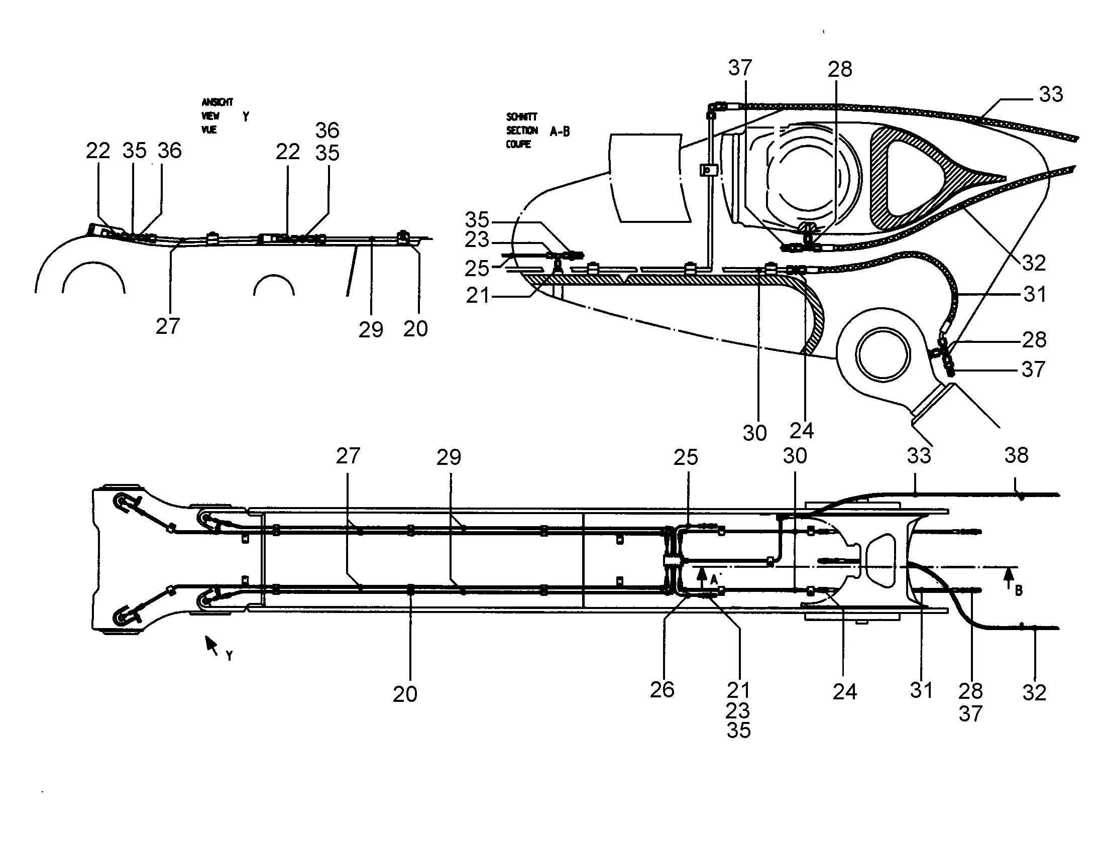 СМАЗОЧНАЯ ЛИНИЯ, КОМПЛЕКТ 9397550 LIEBHERR