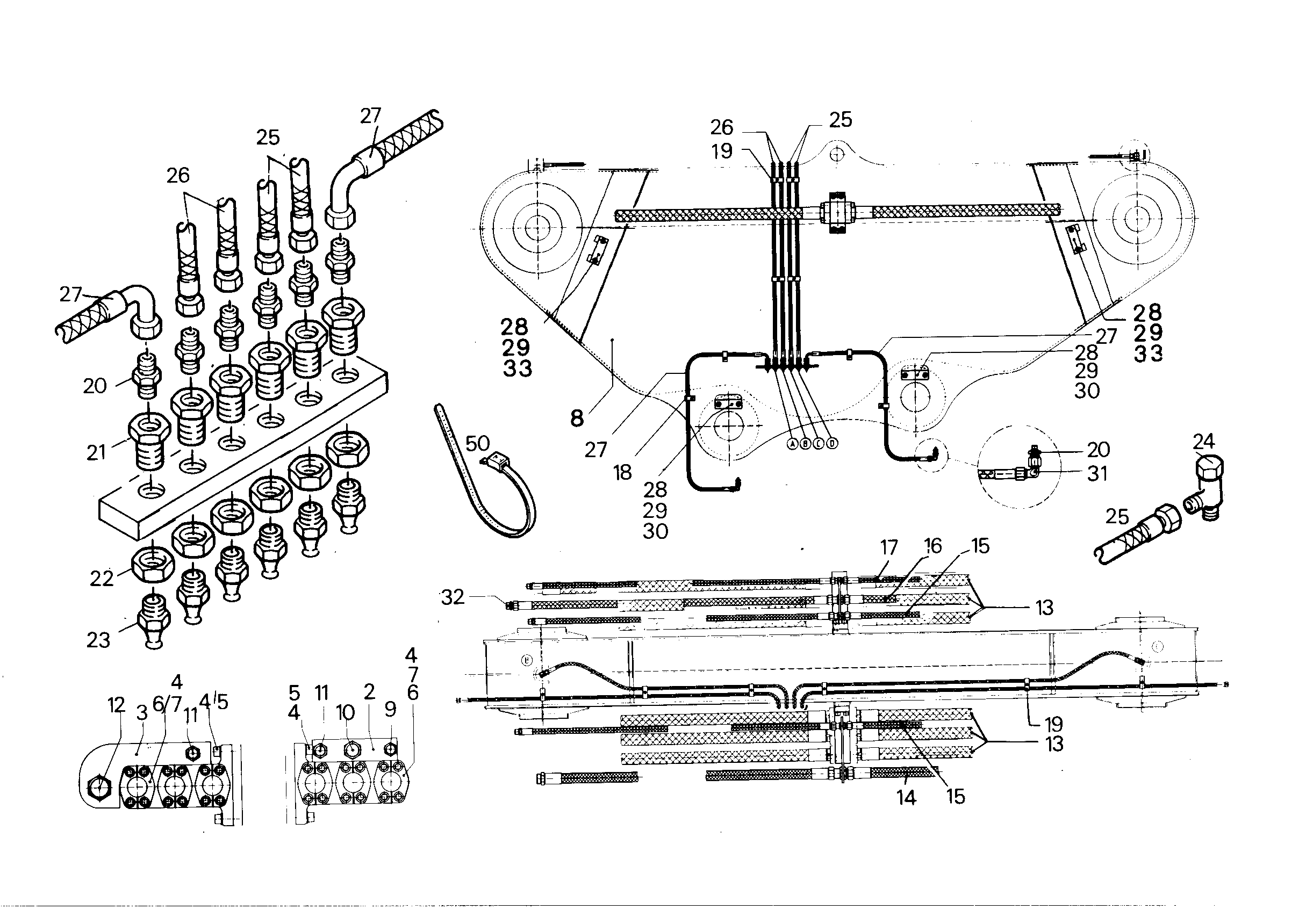 ШЛАНГ МАСЛЯНЫЙ 8X950 5613441 LIEBHERR