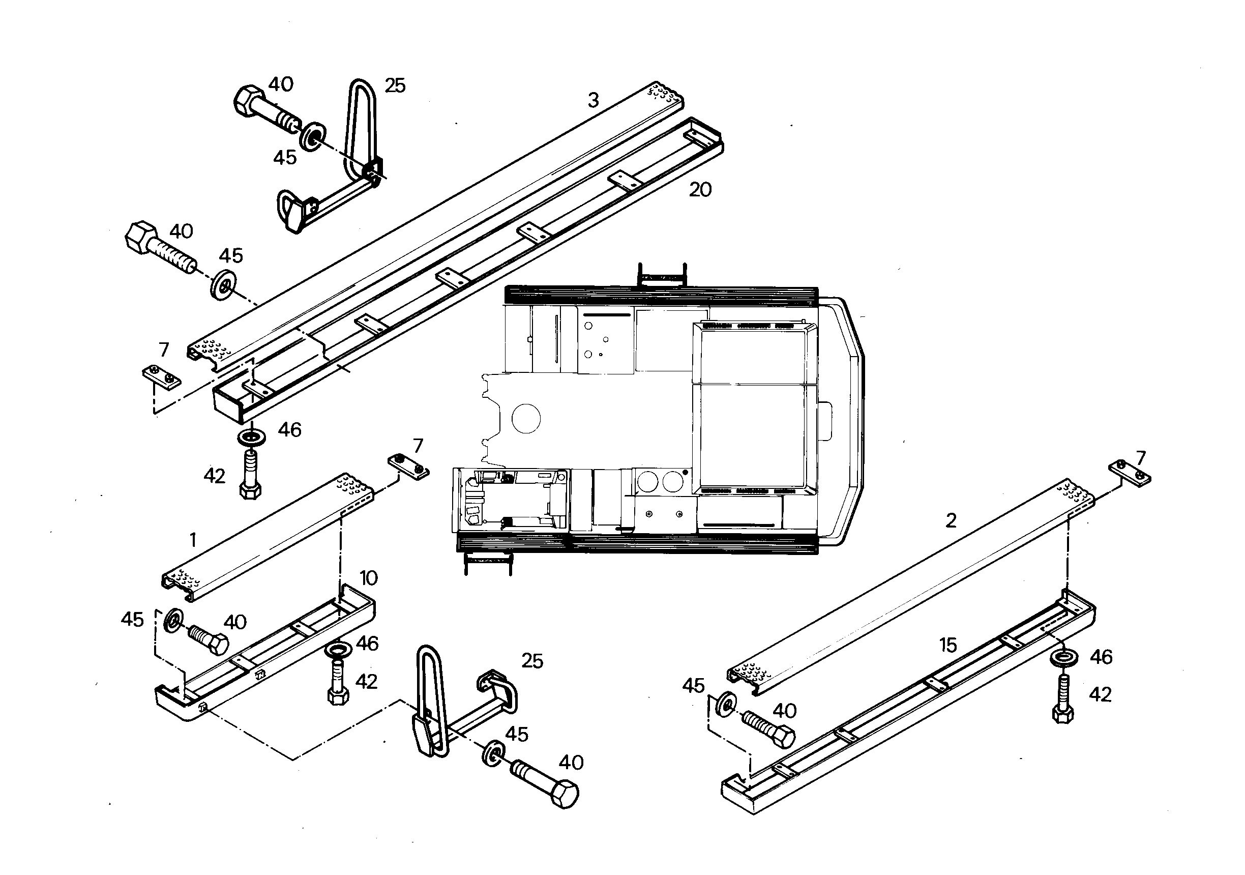 ВХОДНАЯ ЛЕСТНИЦА 9758691 LIEBHERR