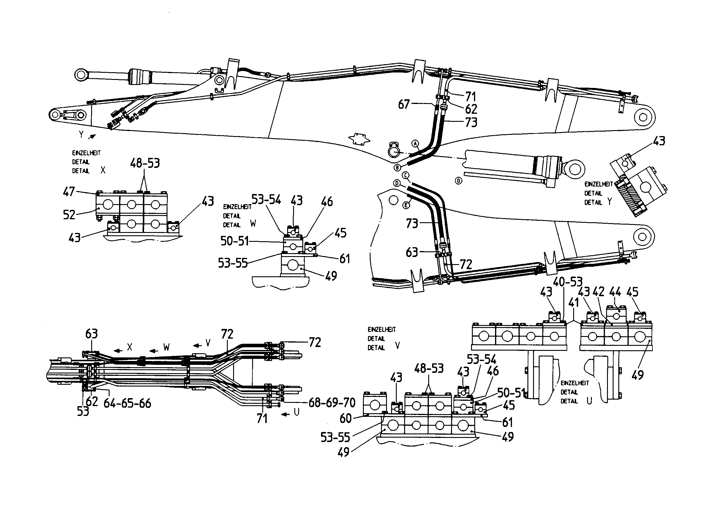 ТРУБА НАПОРНАЯ В СБОРЕ 9396895 LIEBHERR