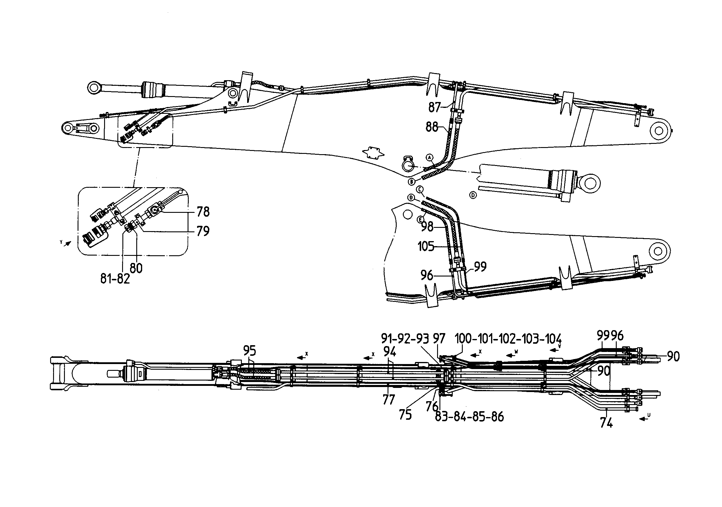 ШЛАНГ 25X800 5604913 LIEBHERR