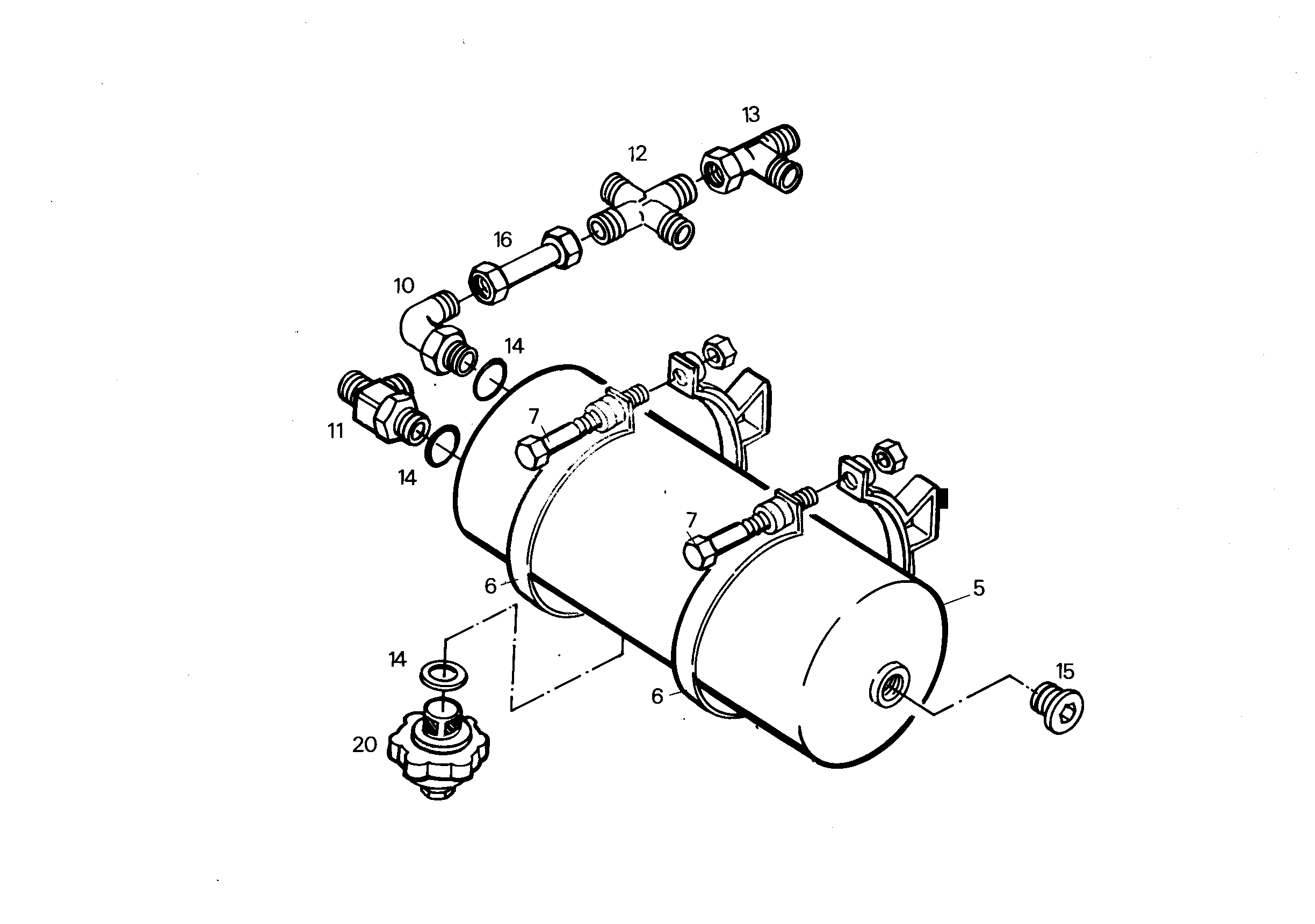 СКОБА 197-202/200 W1-1 GU 7367015 LIEBHERR