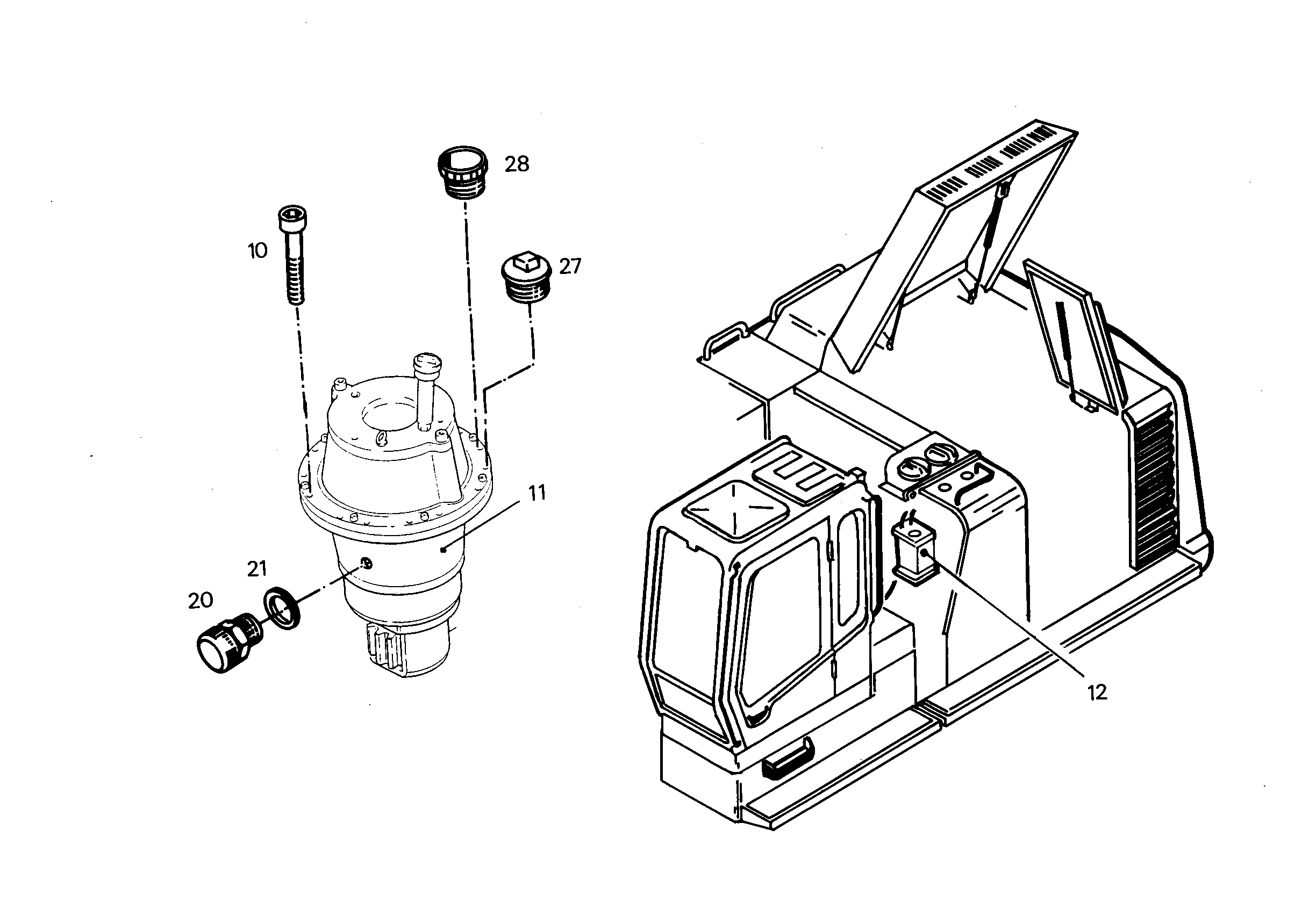 ШТУЦЕР СМАЗОЧНЫЙ МЕХ.ПОВОРОТА 9693325 LIEBHERR