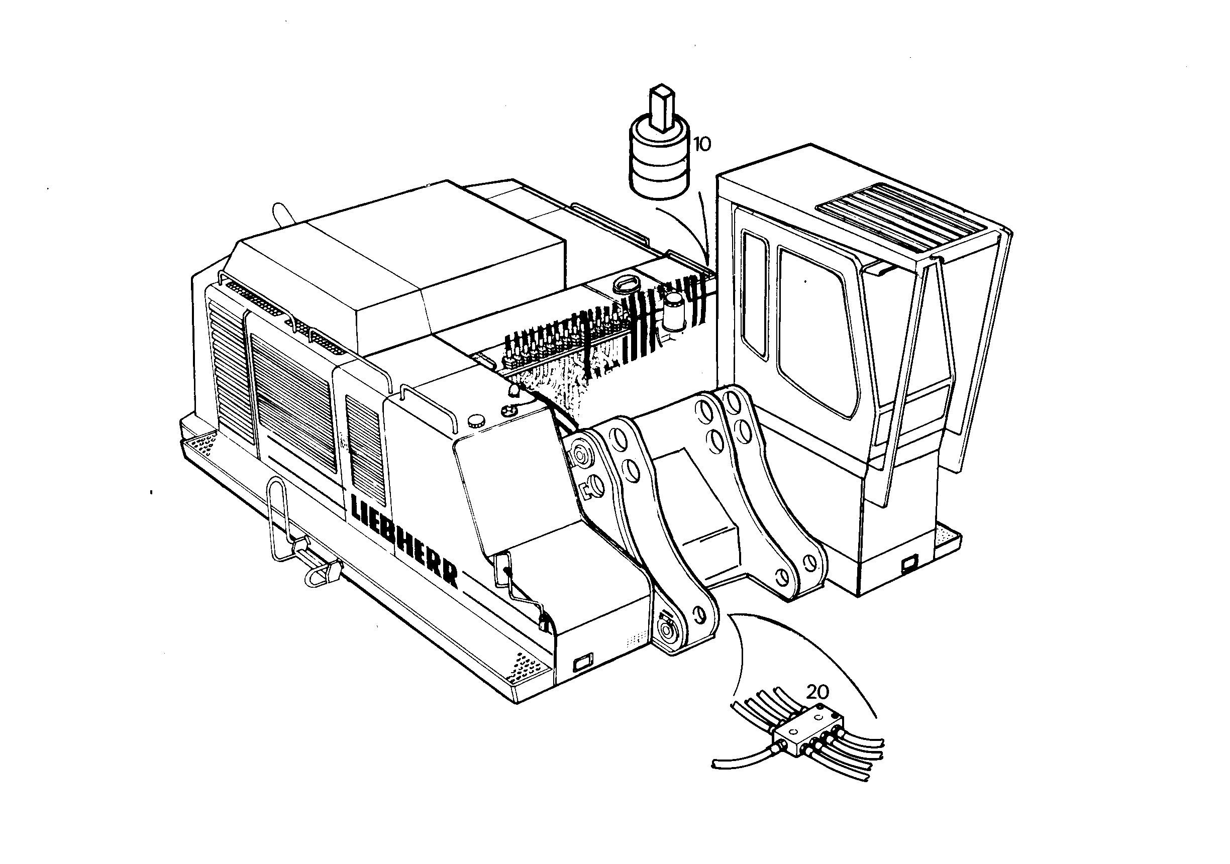 СМАЗКА ЦЕНТР. ПРОГРЕССИВНАЯ 9397889 LIEBHERR