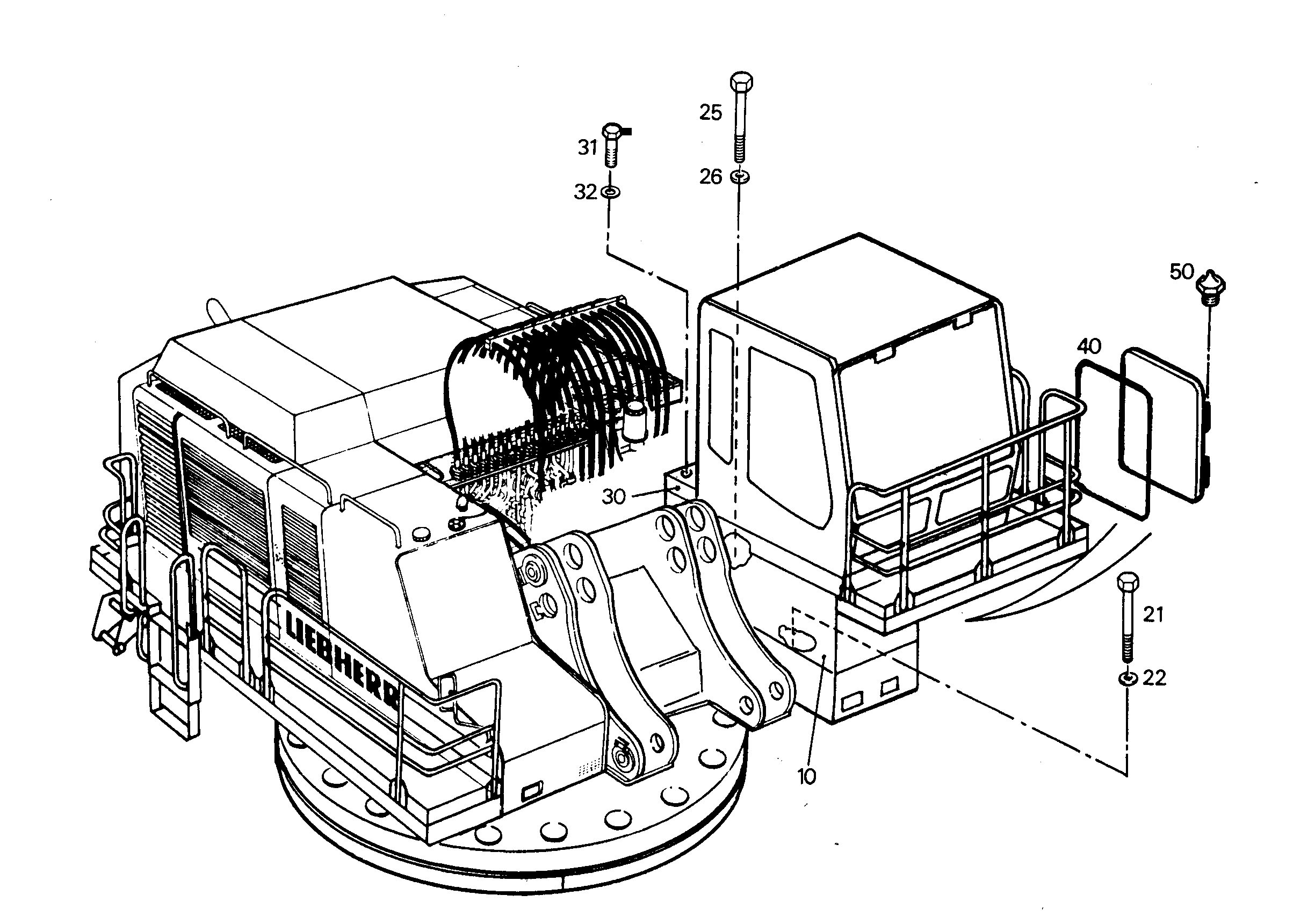 ВОЗВЫШЕНИЕ КАБИНЫ РАСШИРЕННОЕ 9697964 LIEBHERR