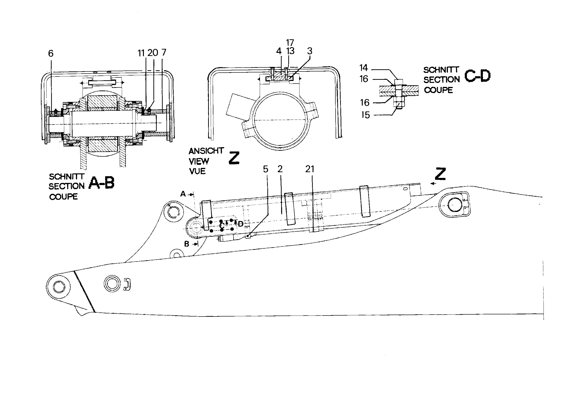 СКОБА d=254 9754130 LIEBHERR
