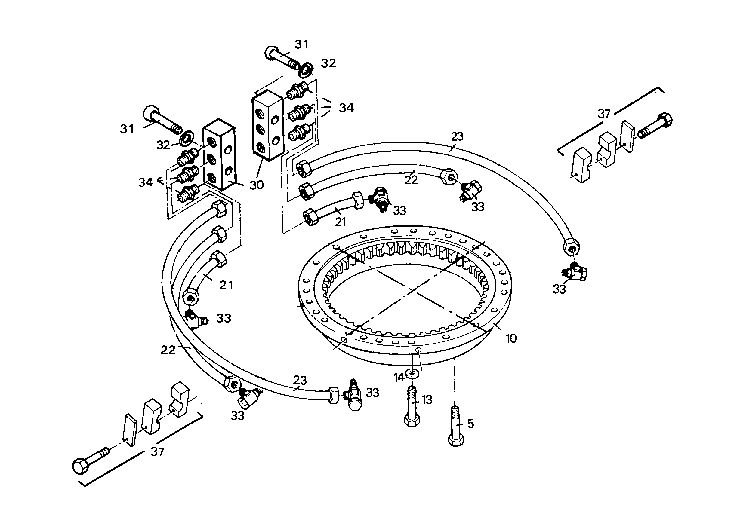 СОЕД.СФЕРИЧЕСКОЕ ПОВОРОТНОЕ 931850001 LIEBHERR