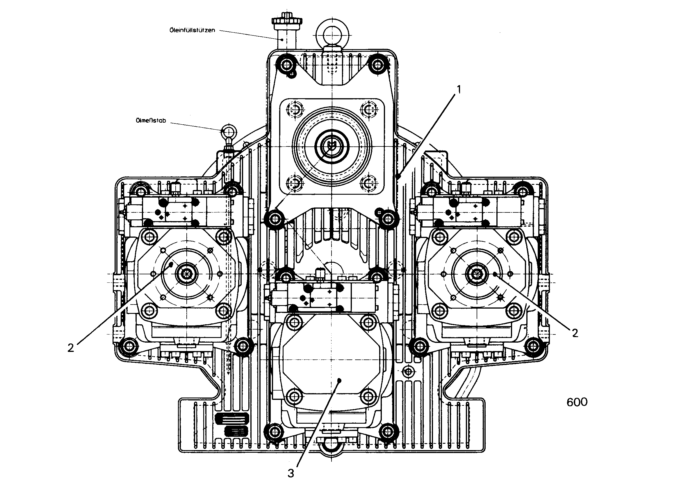 НАСОС ГИДРАВЛИЧ.РЕГУЛИРОВОЧНЫЙ LPV 250cm³/U 9888009 LIEBHERR