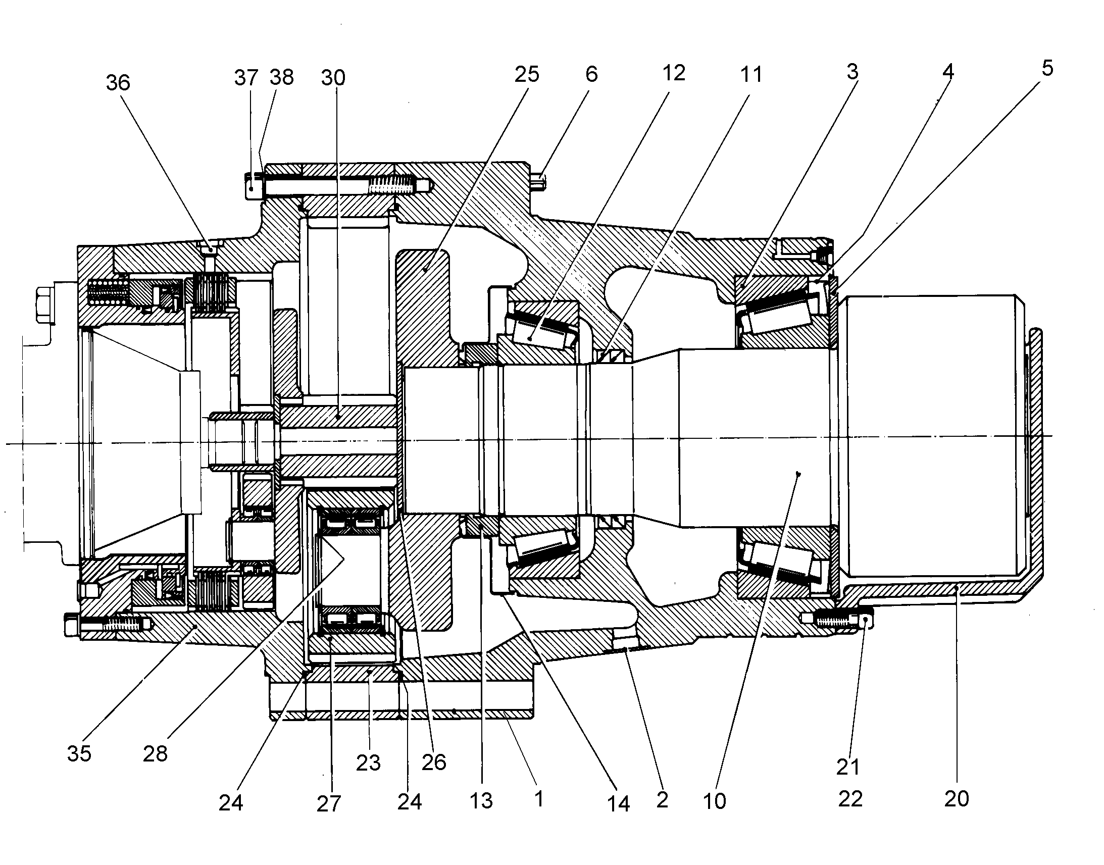 РОЛИКОПОДШИПНИК КОНИЧЕСКИЙ -322 30 150X270X77 746232001 LIEBHERR
