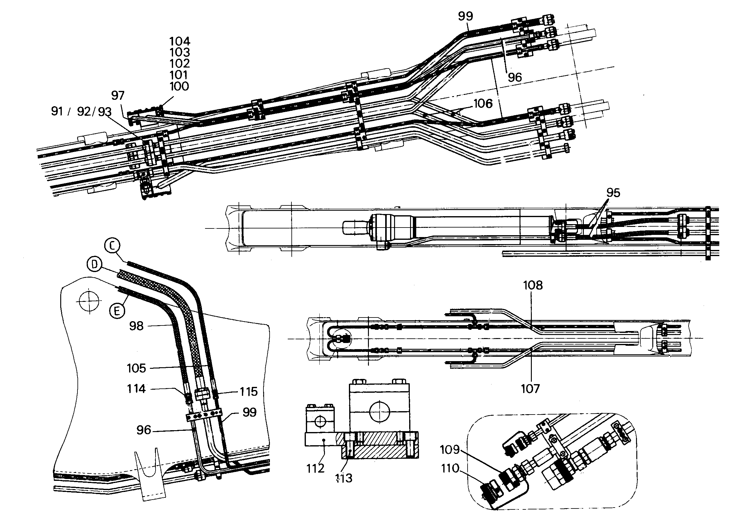 ШЛАНГ 20X800 5609617 LIEBHERR