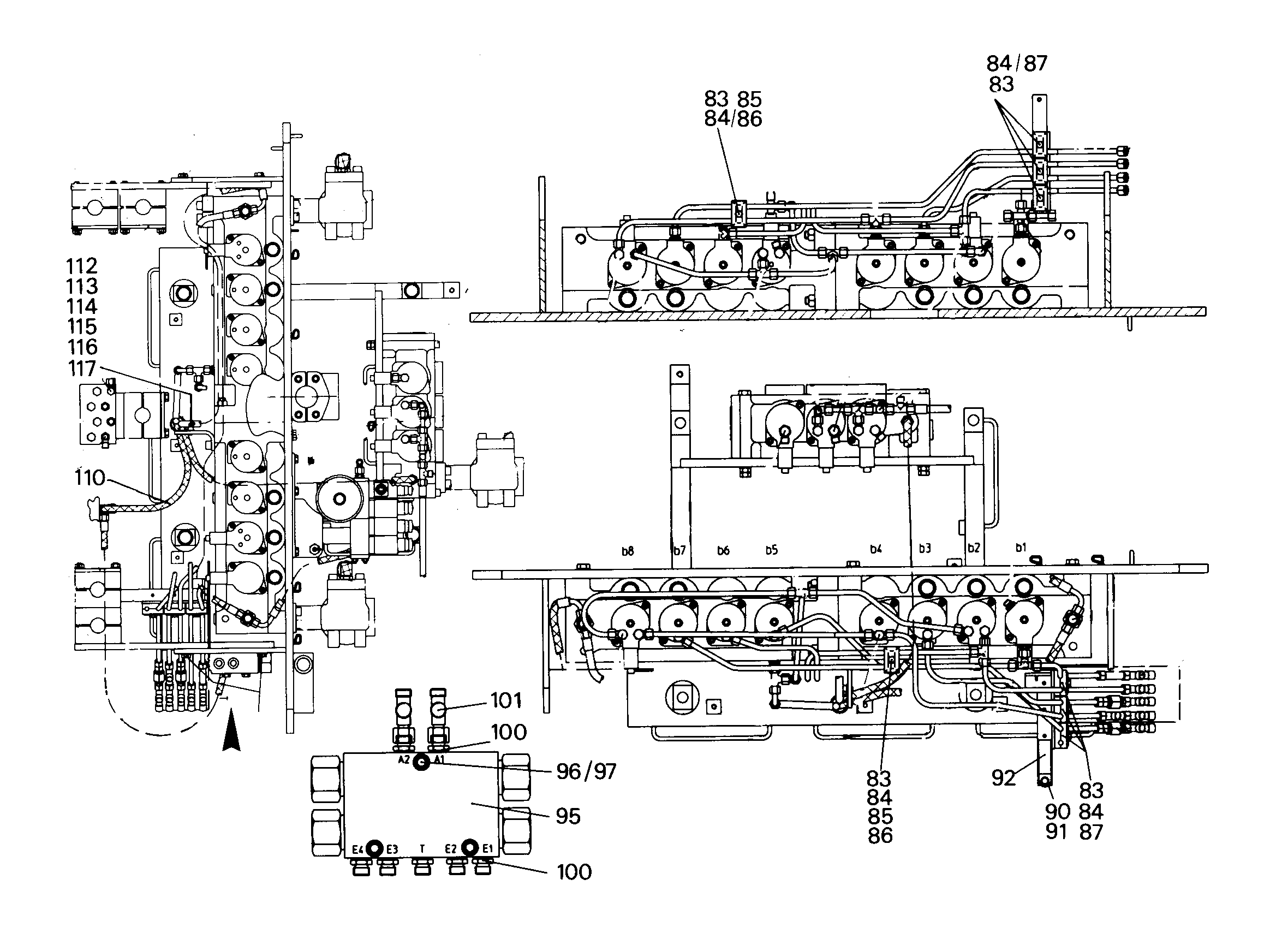 РЕЙКА РАСПРЕДЕЛИТЕЛЬНАЯ 5611446 LIEBHERR