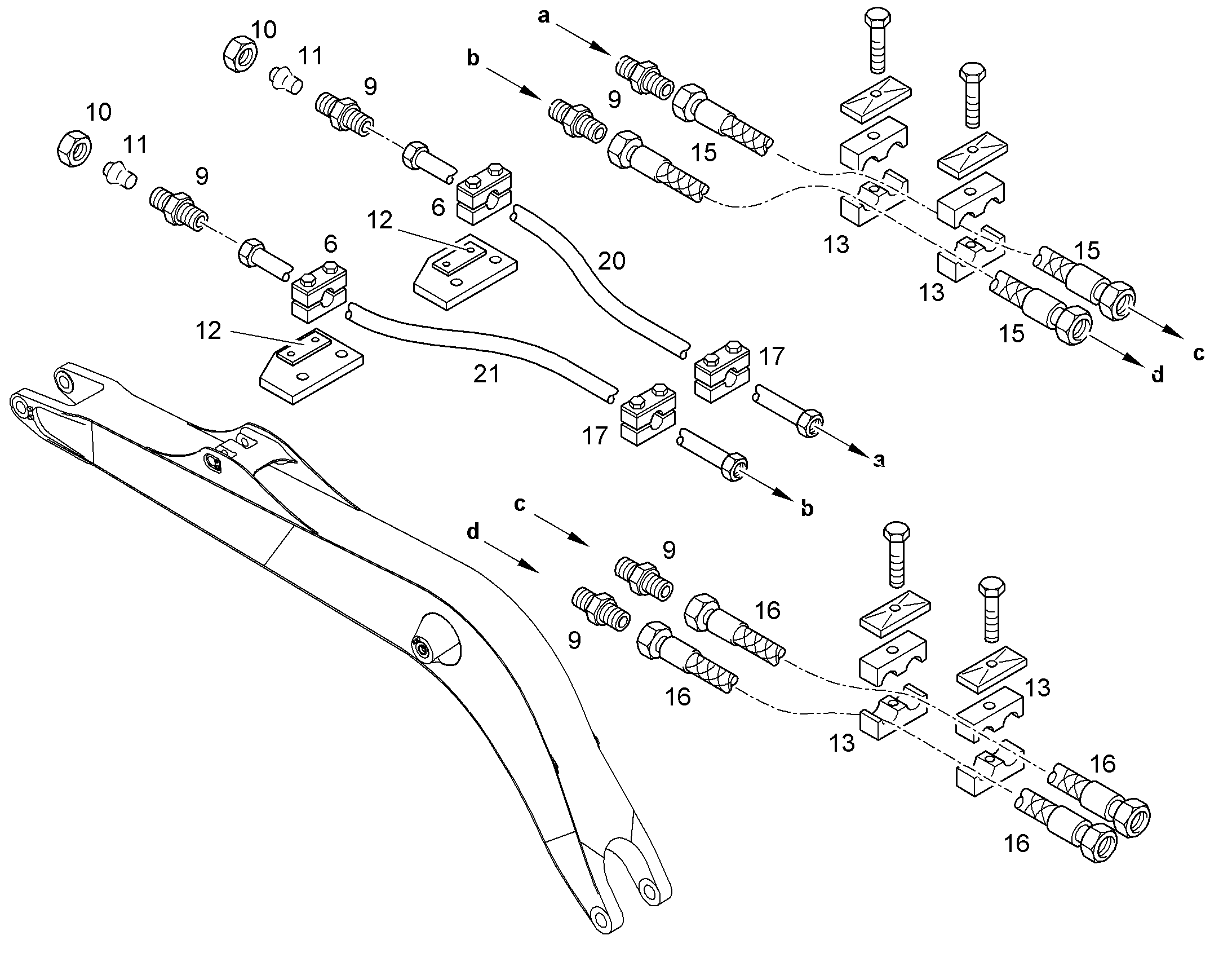 ШЛАНГ 12X7000 5618259 LIEBHERR