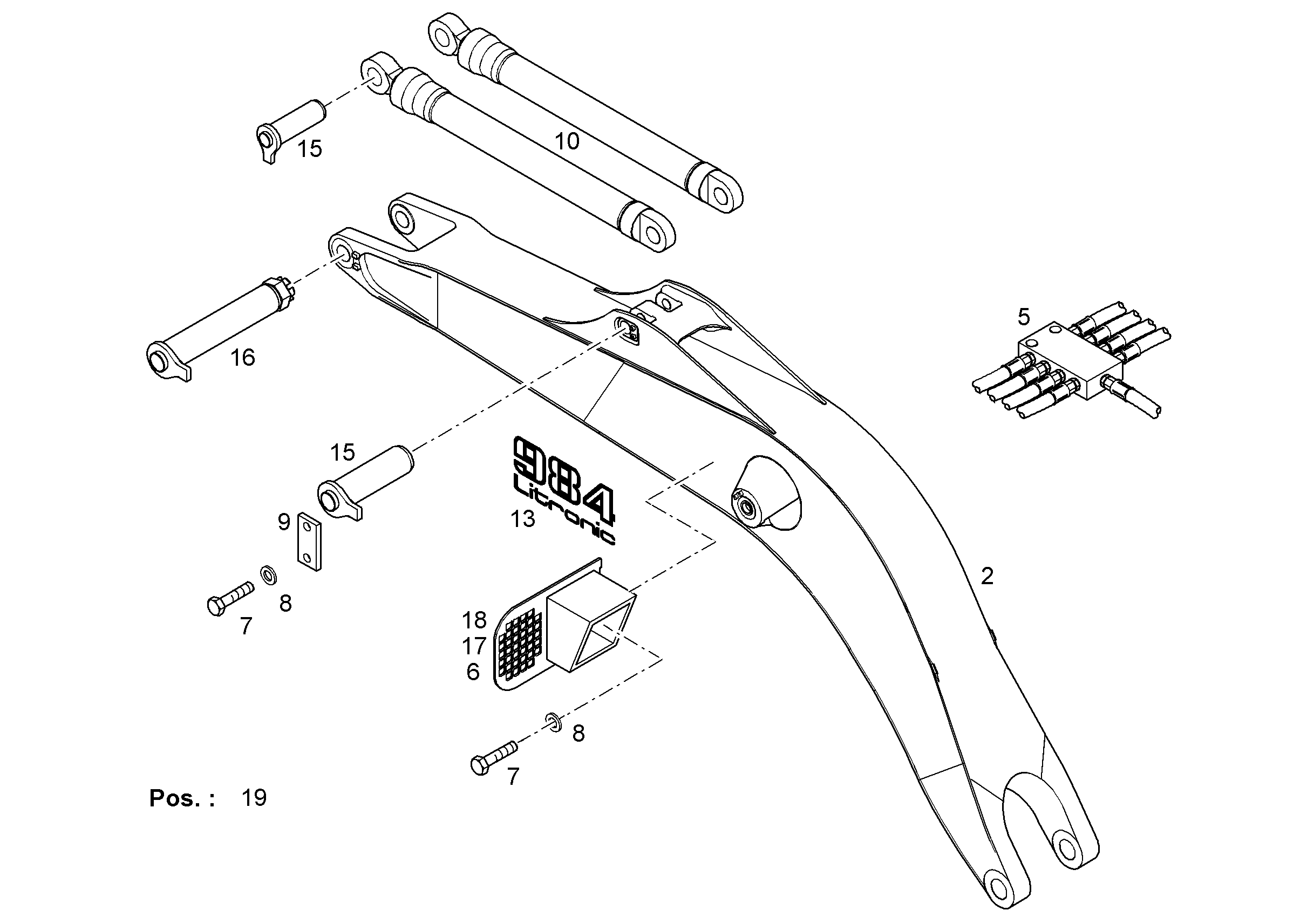 ВСТРОЕННЫЕ ДЕТАЛИ 9936876 LIEBHERR