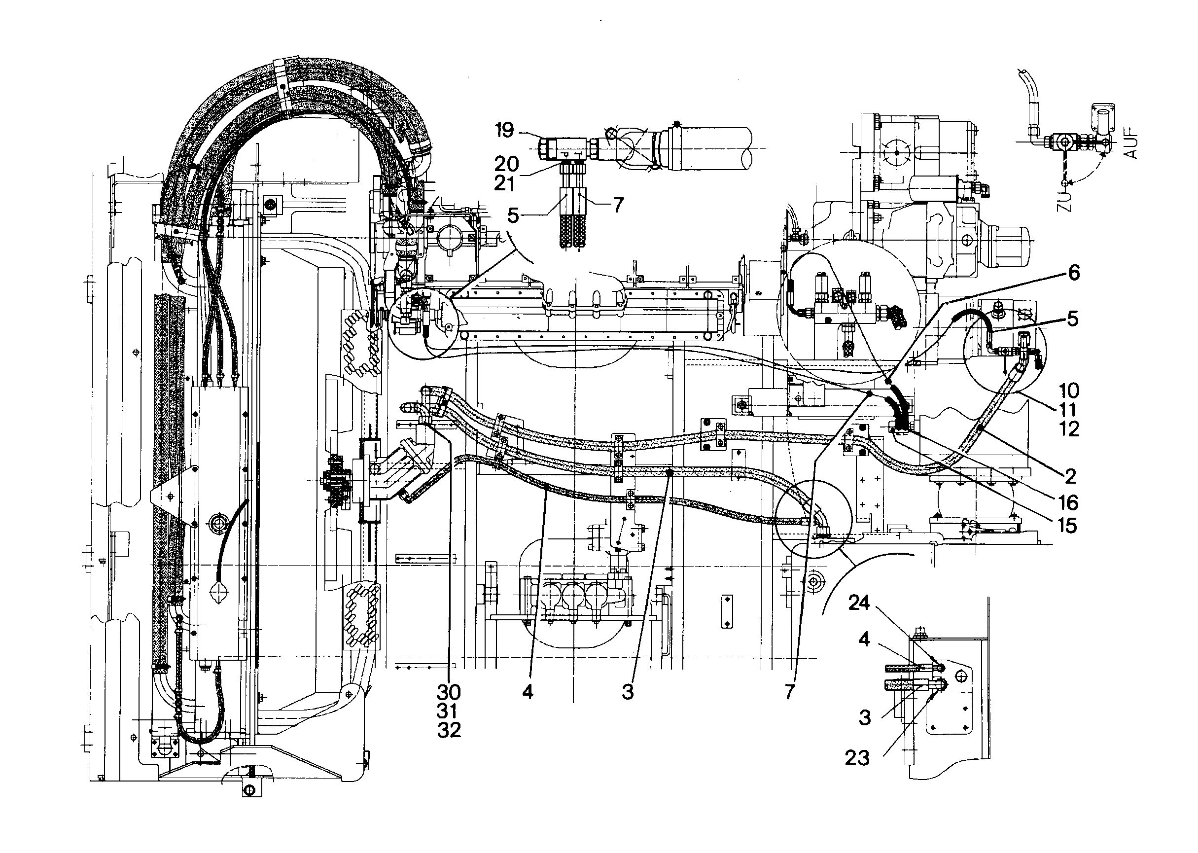 ШЛАНГ 25X2300 10000581 LIEBHERR