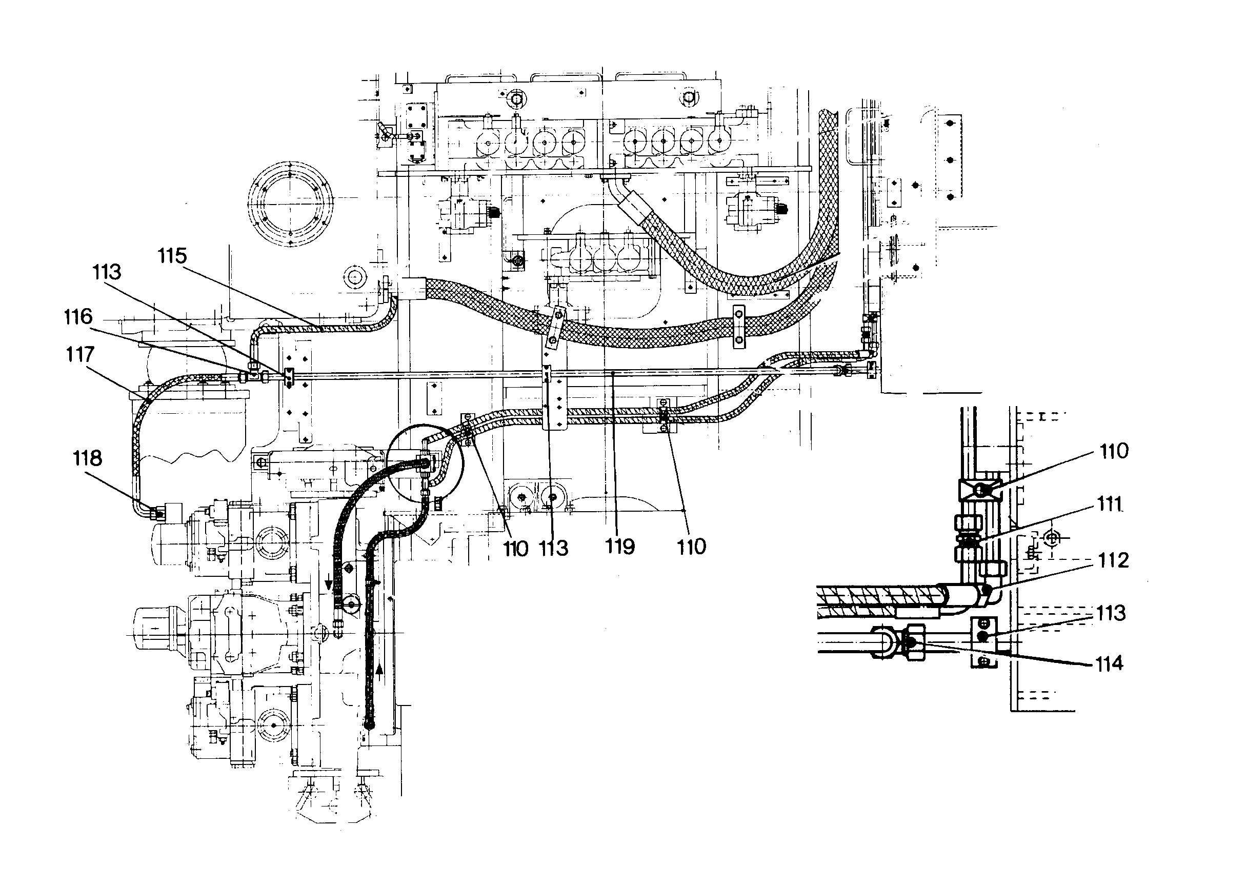 ШЛАНГ 20X850 5607034 LIEBHERR