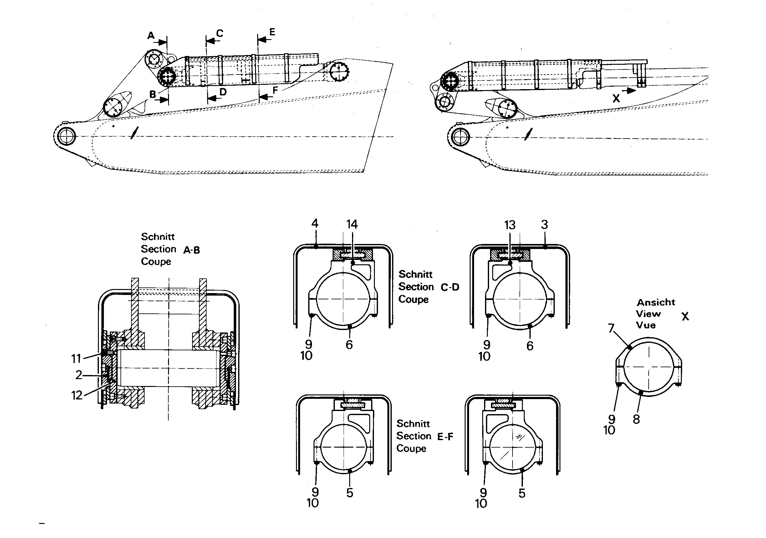 ПОЛУХОМУТИК 9699149 LIEBHERR