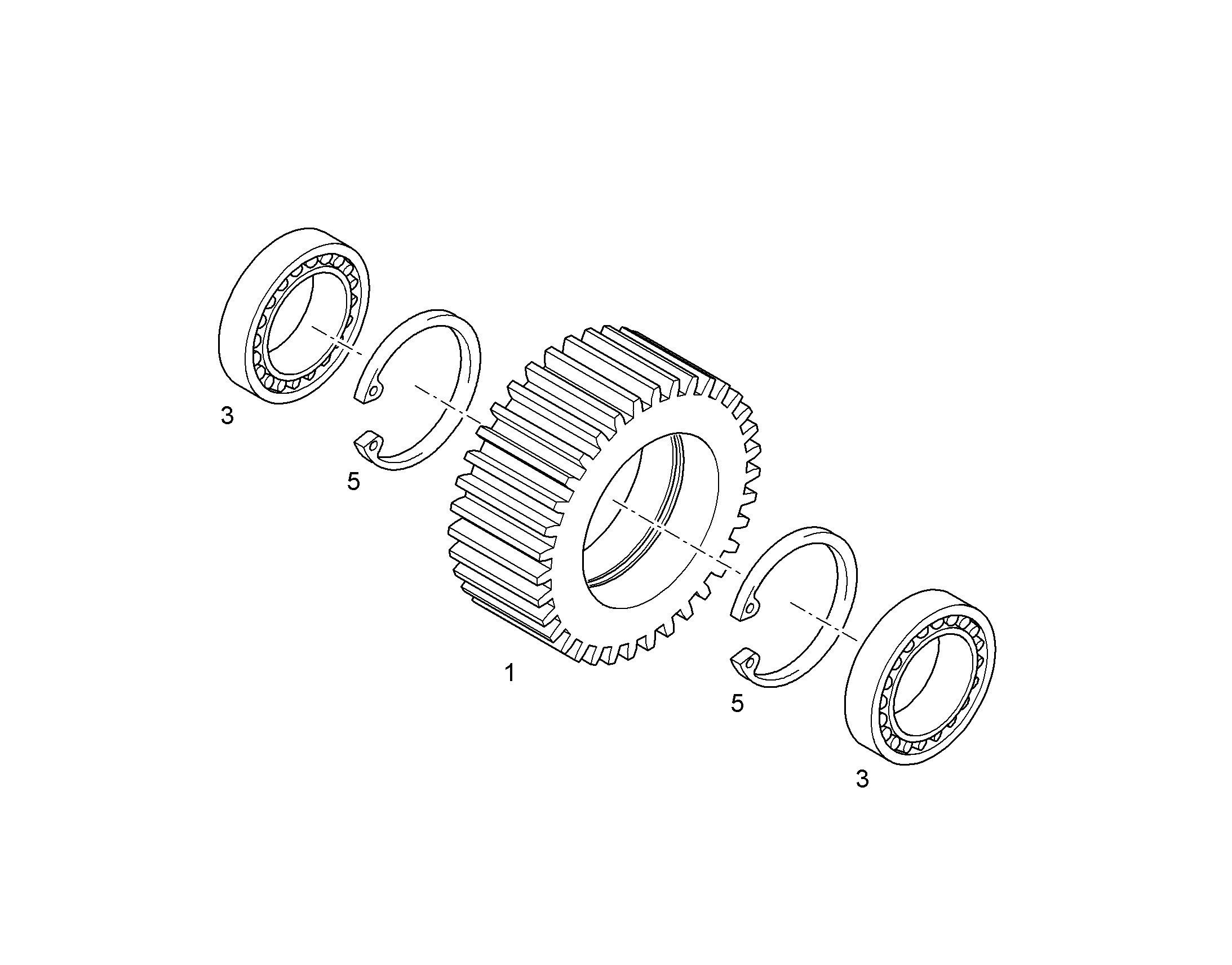 СТОПОРНОЕ КОЛЬЦО DIN 472 215 428109101 LIEBHERR