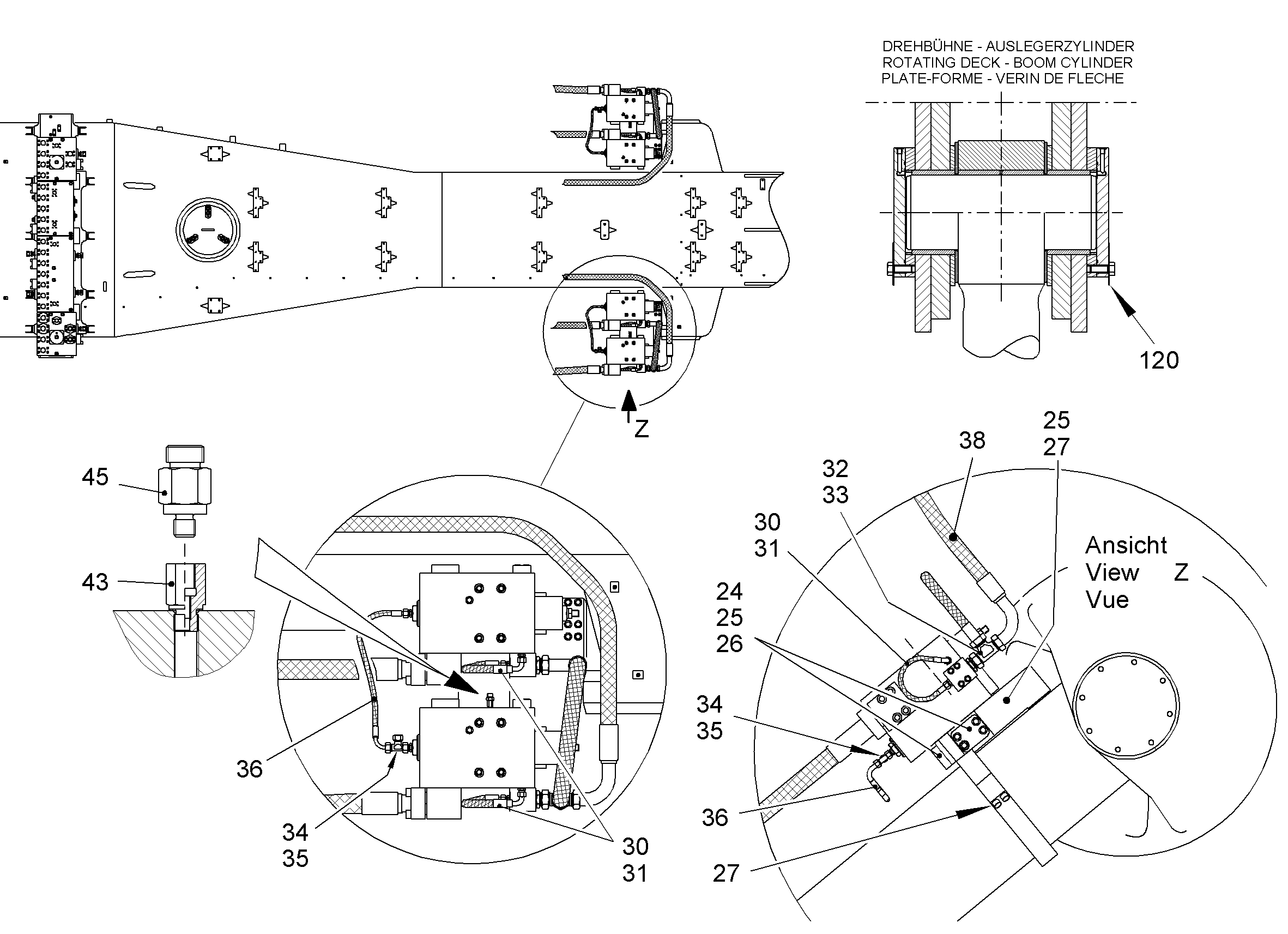 ФЛАНЕЦ-ЗАГЛУШКА 1 1/2' 9465987 LIEBHERR
