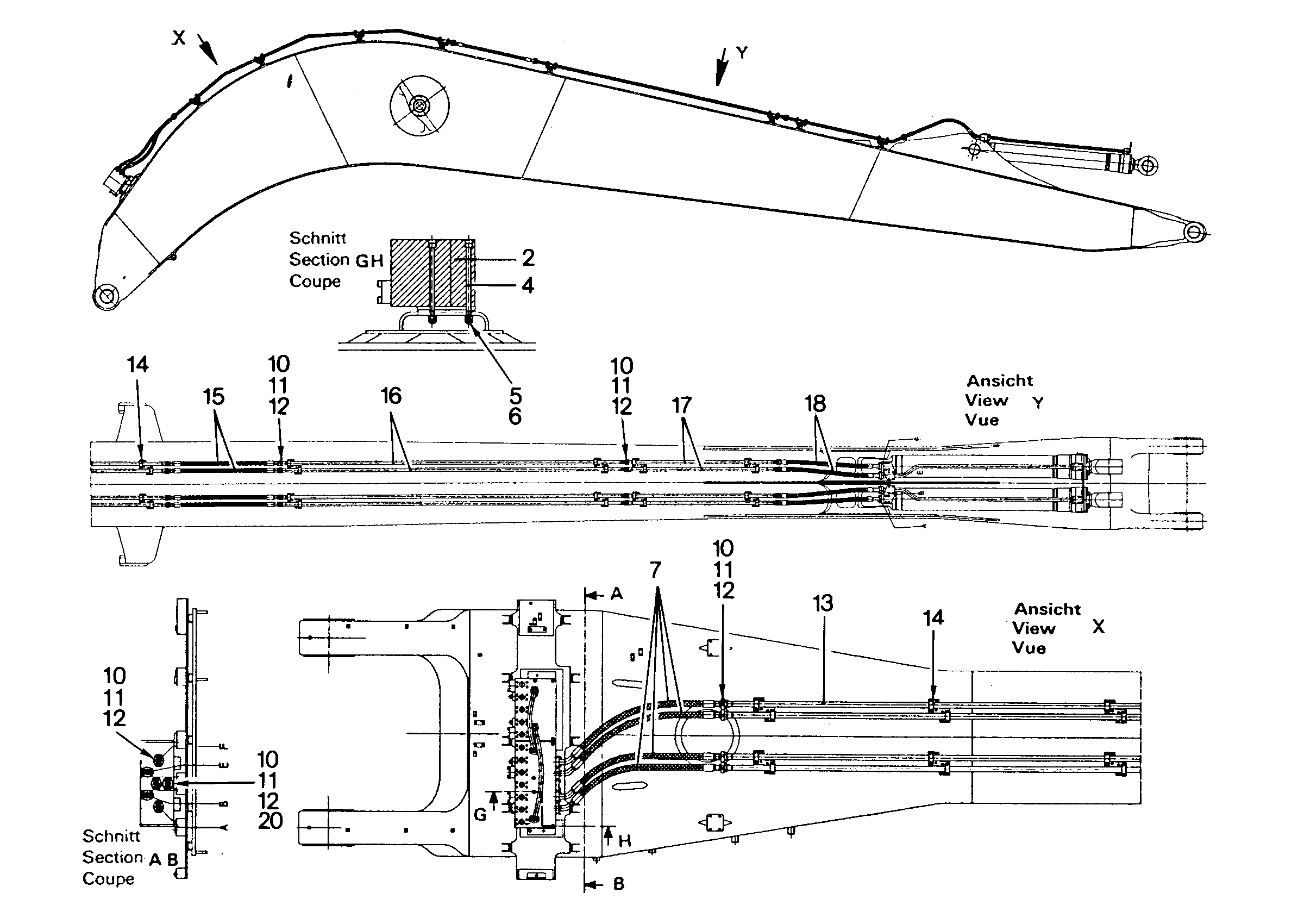 ШЛАНГ 40X1700 5615526 LIEBHERR